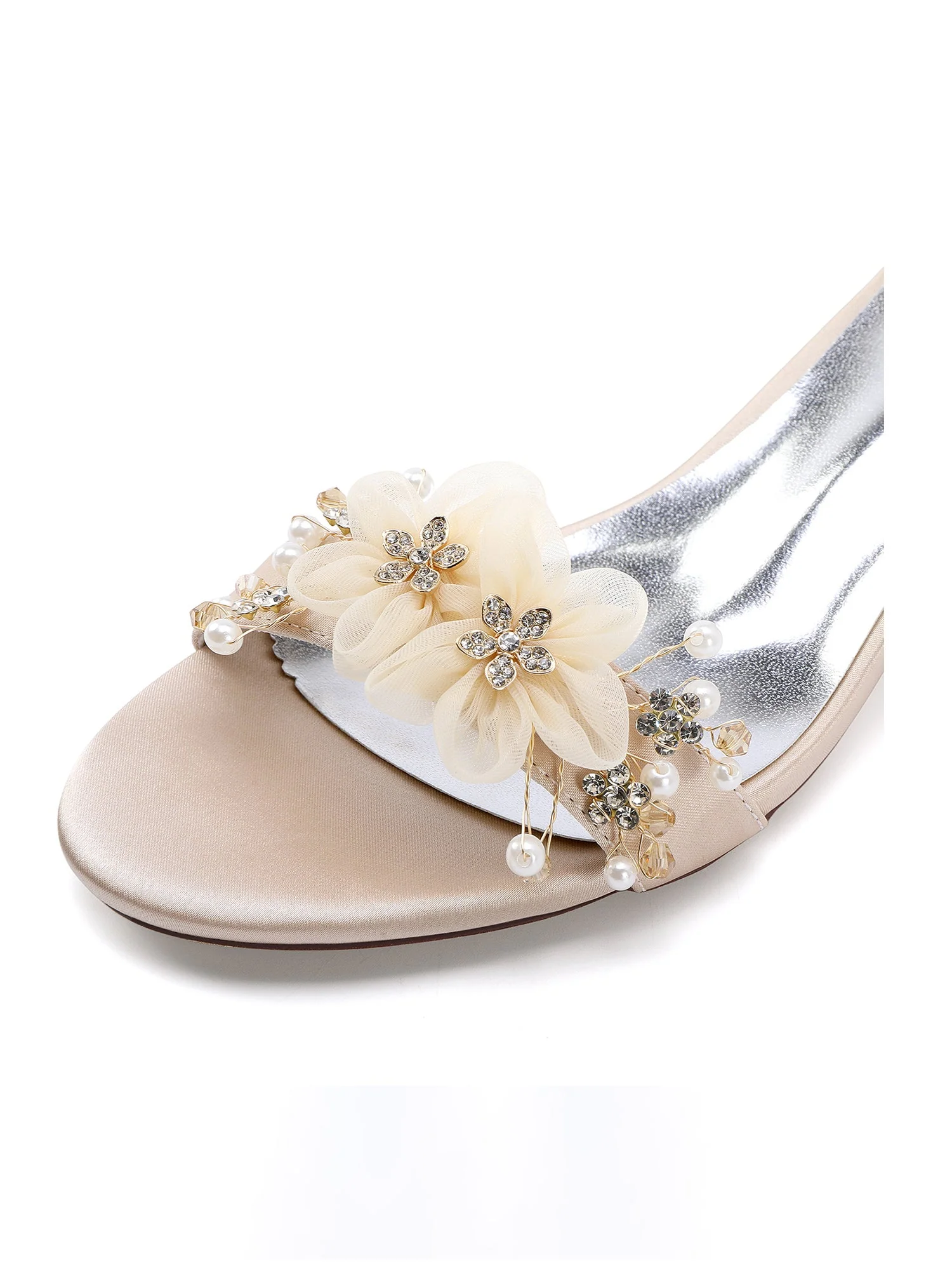 Sandalen mit Kreuzriemen mit Blumendekor - Image 2
