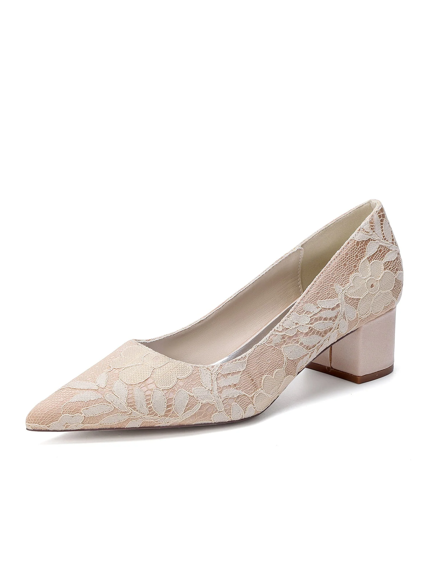 Spitze Pumps mit Spitze und Blockabsatz - Image 2