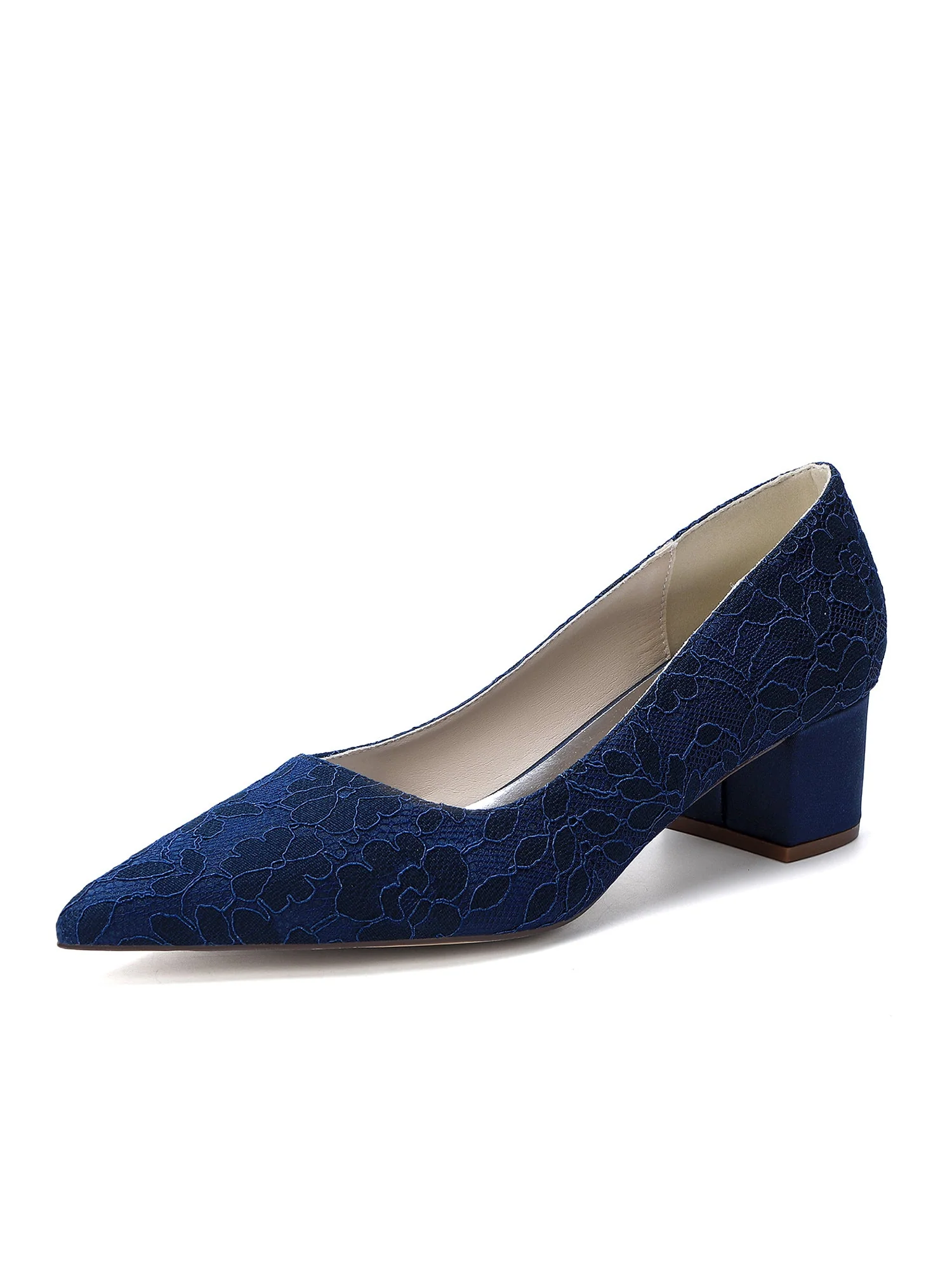 Spitze Pumps mit Spitze und Blockabsatz - Image 3