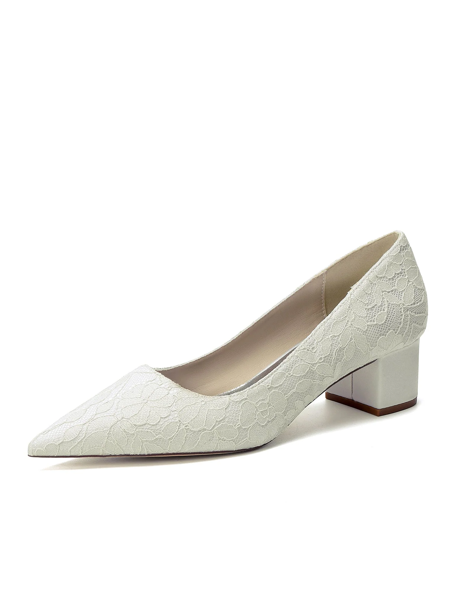 Spitze Pumps mit Spitze und Blockabsatz - Image 4