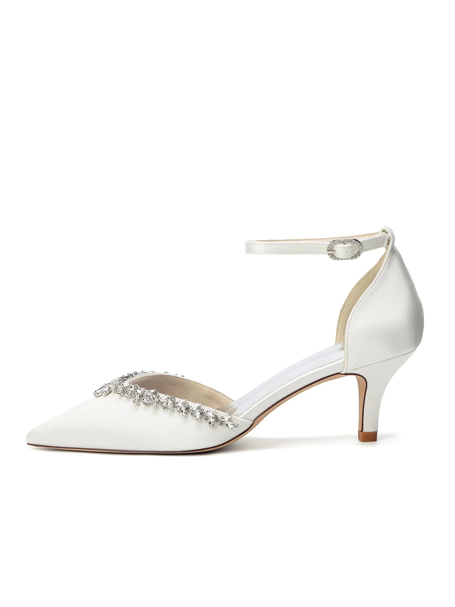 Glamouröse spitze Kitten-Heels mit Strass - Image 10