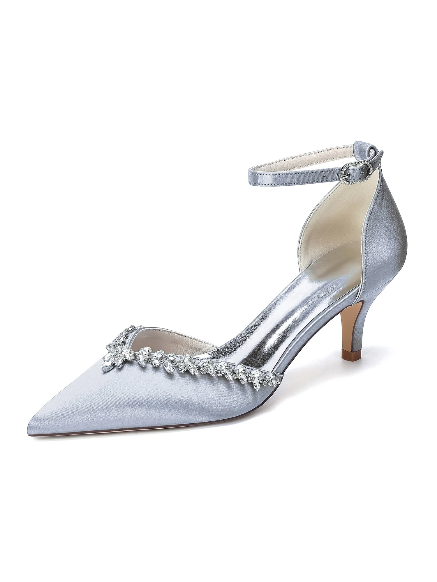 Glamouröse spitze Kitten-Heels mit Strass - Image 15