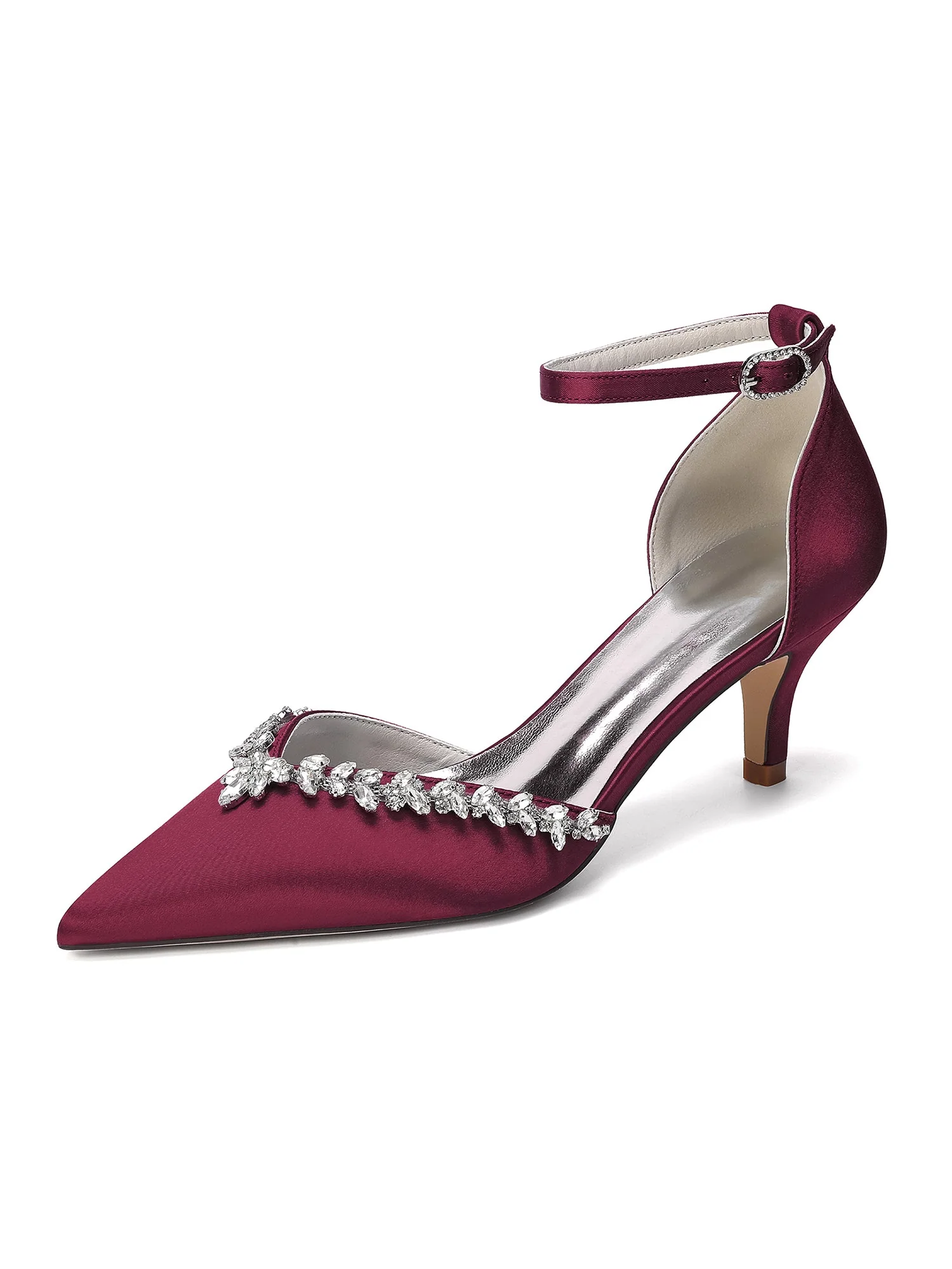 Glamouröse spitze Kitten-Heels mit Strass - Image 2