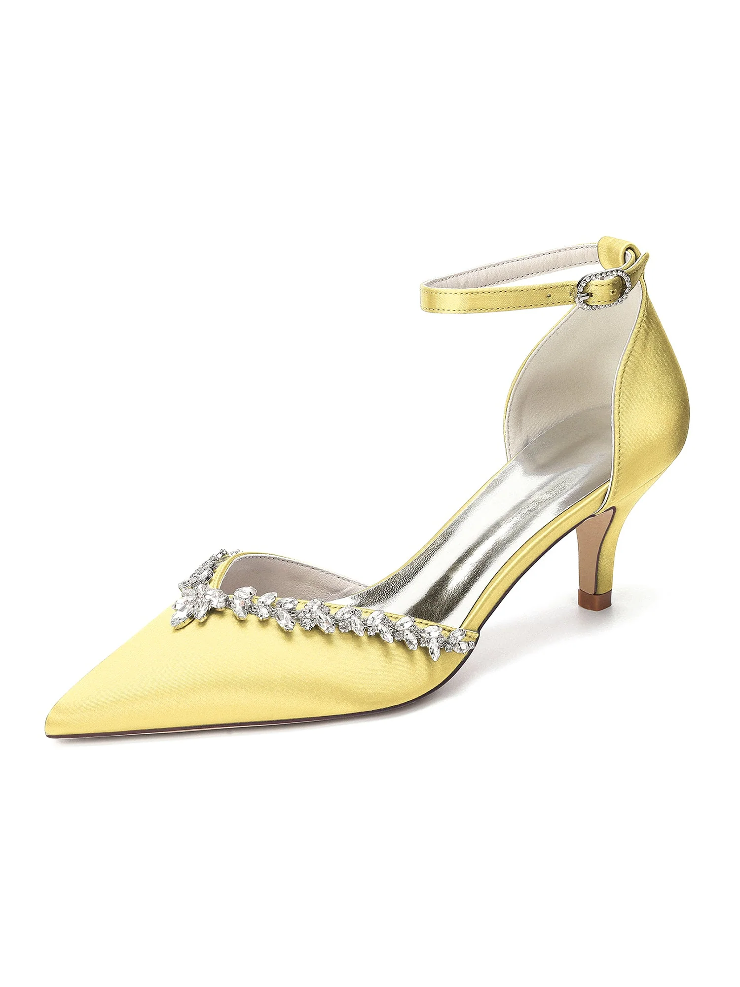 Glamouröse spitze Kitten-Heels mit Strass - Image 4