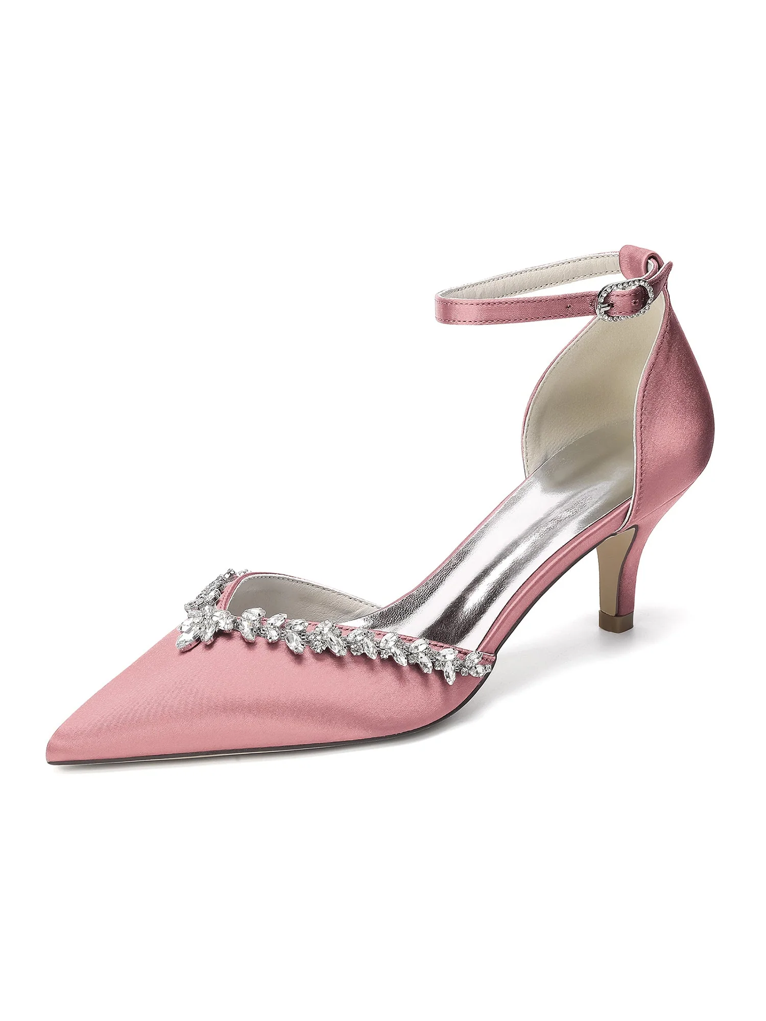 Glamouröse spitze Kitten-Heels mit Strass - Image 6