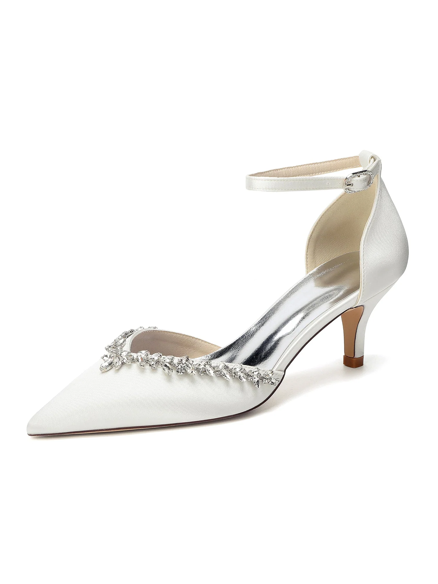 Glamouröse spitze Kitten-Heels mit Strass - Image 9