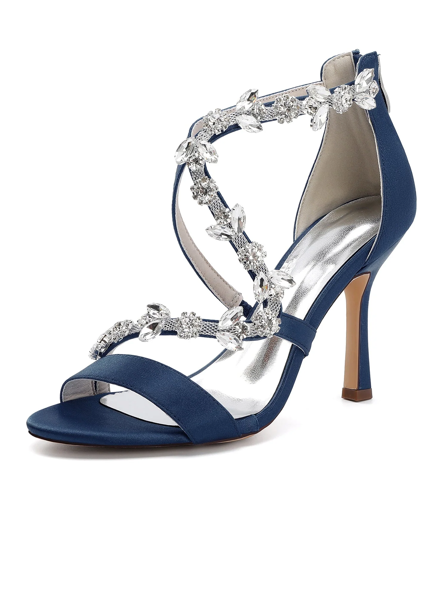 Sandalen mit Kristallranken und Stilettoabsatz - Image 5