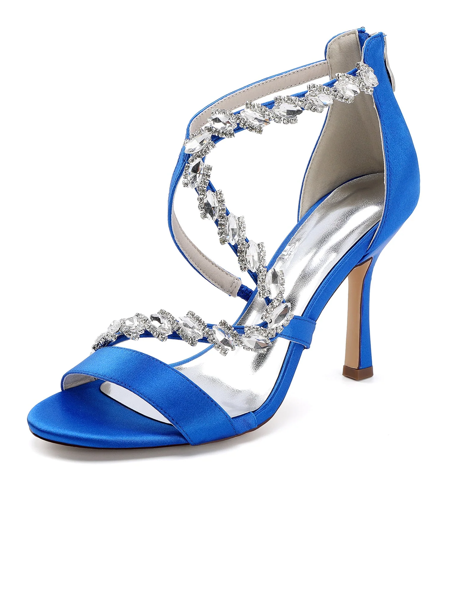 Sandalen mit Kristallverzierung und Riemchen mit Stilettoabsatz - Image 11