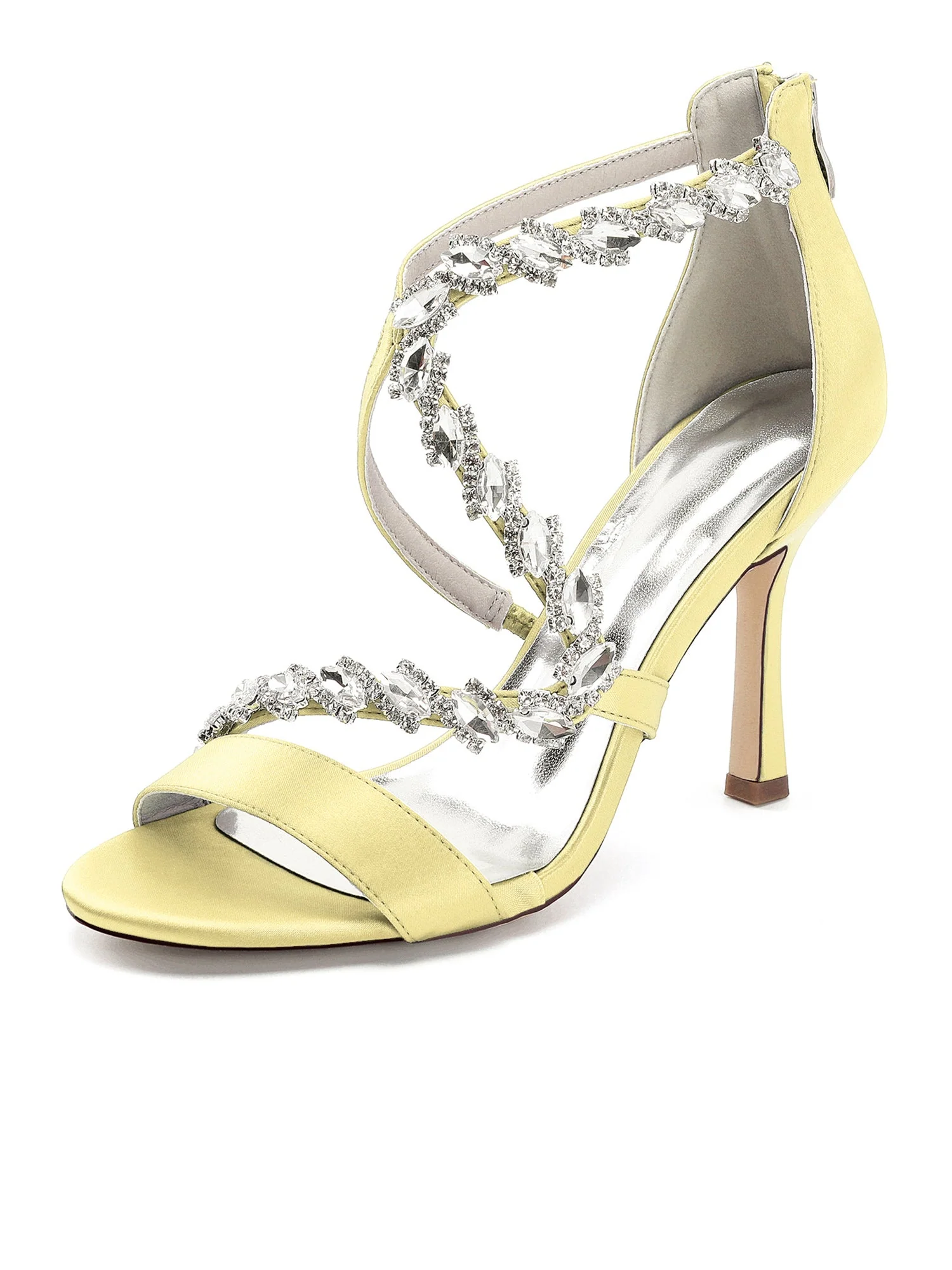 Sandalen mit Kristallverzierung und Riemchen mit Stilettoabsatz - Image 4