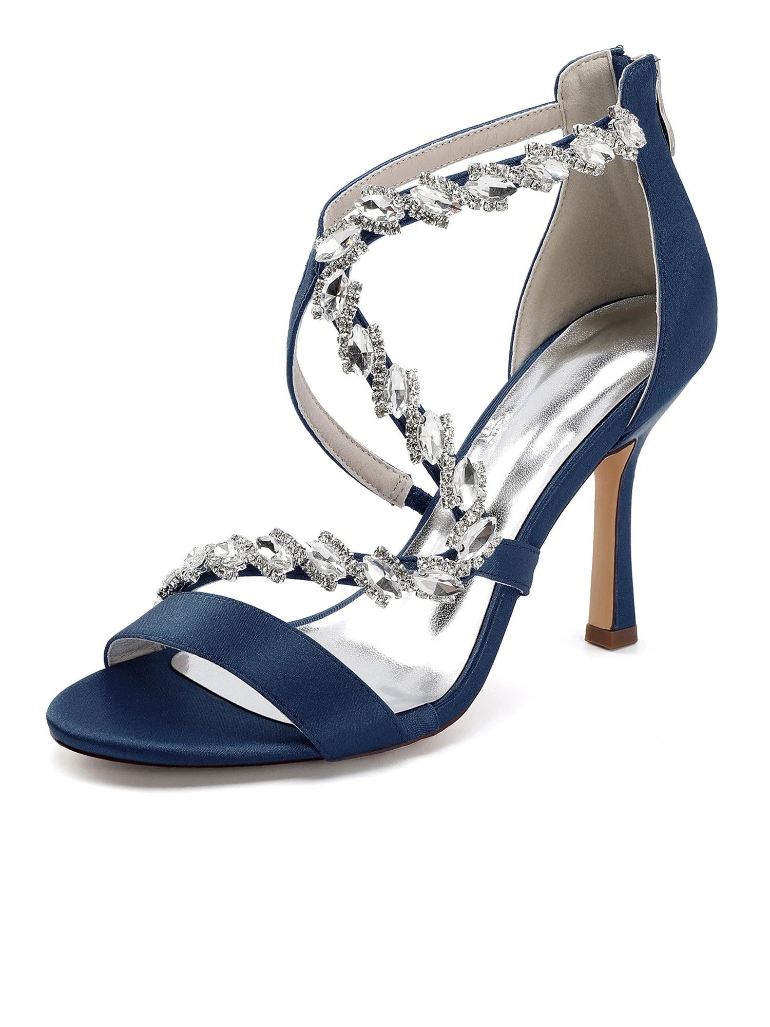 Sandalen mit Kristallverzierung und Riemchen mit Stilettoabsatz - Image 5