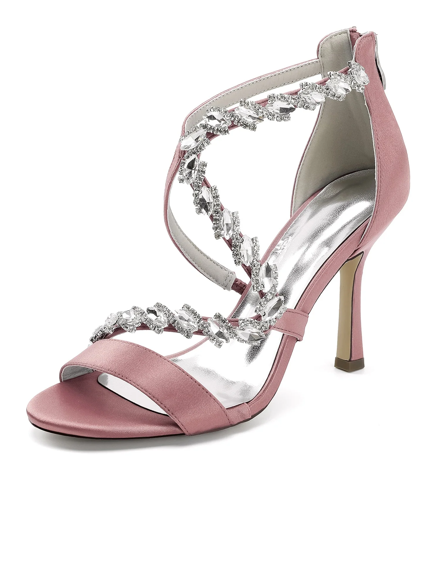 Sandalen mit Kristallverzierung und Riemchen mit Stilettoabsatz - Image 6