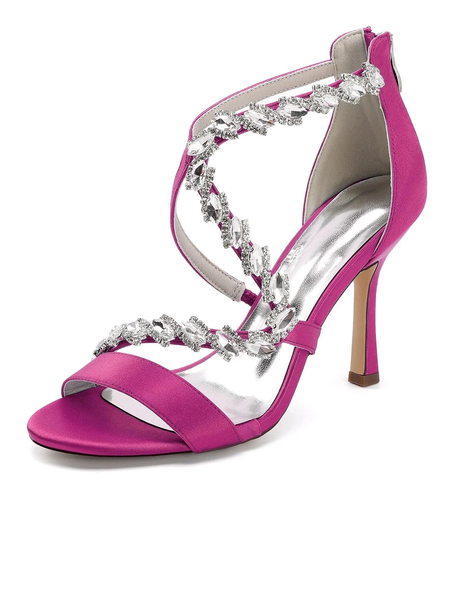 Sandalen mit Kristallverzierung und Riemchen mit Stilettoabsatz - Image 7
