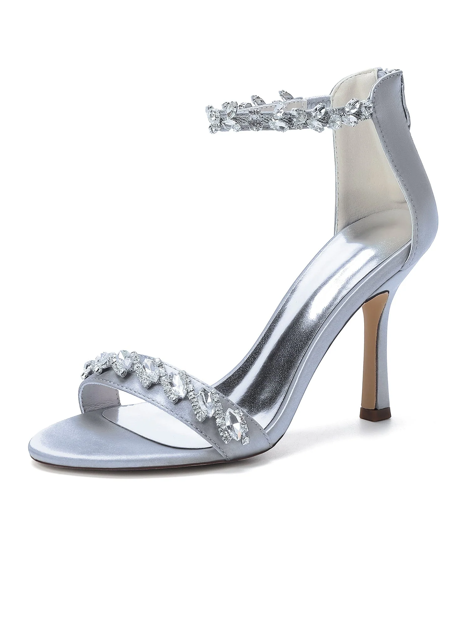 Stiletto-Sandalen mit Strassbesatz - Image 12