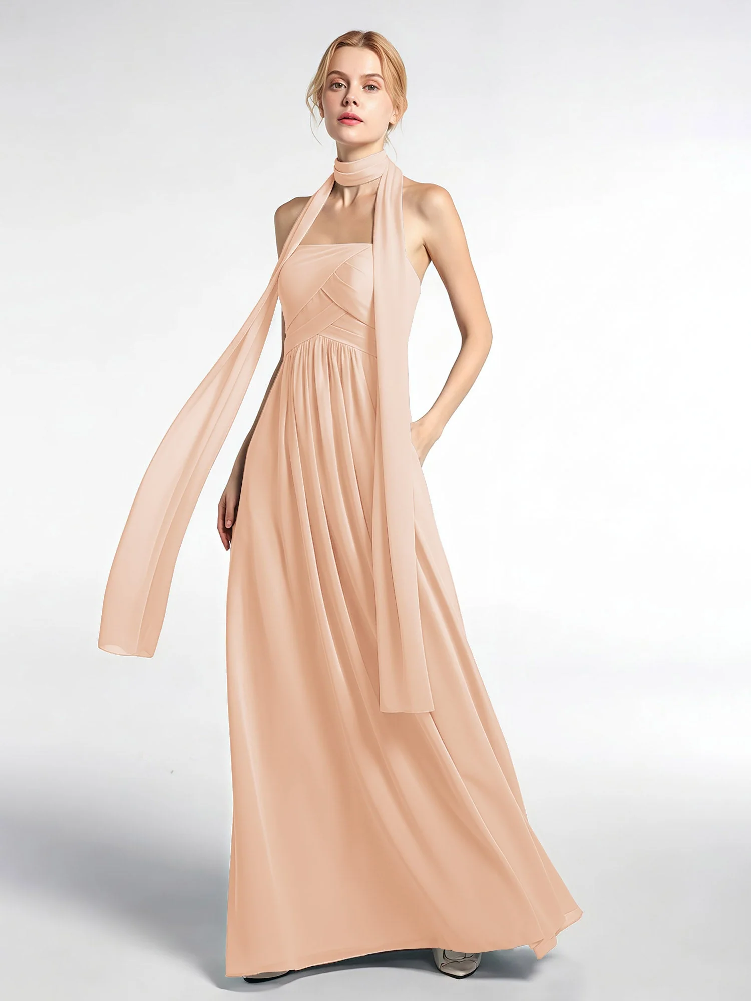 Babaroni Chiffon-Schal mit Seiden-Haptik - Image 100