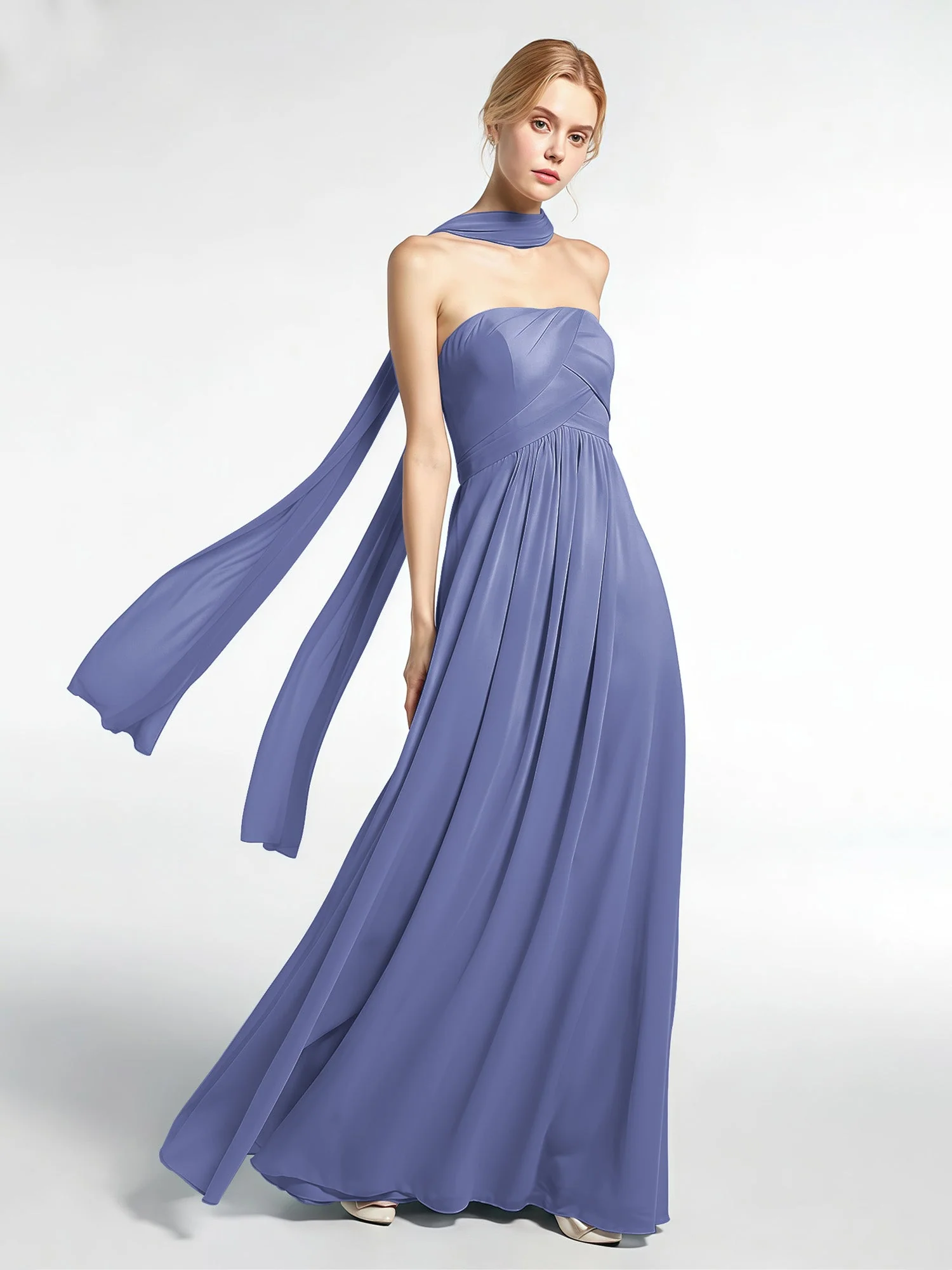 Babaroni Chiffon-Schal mit Seiden-Haptik - Image 101