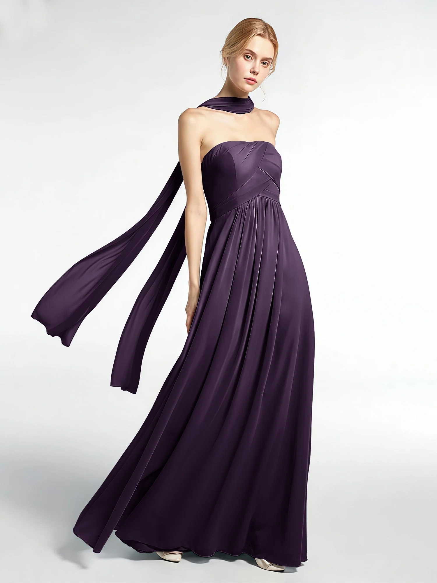 Babaroni Chiffon-Schal mit Seiden-Haptik - Image 105