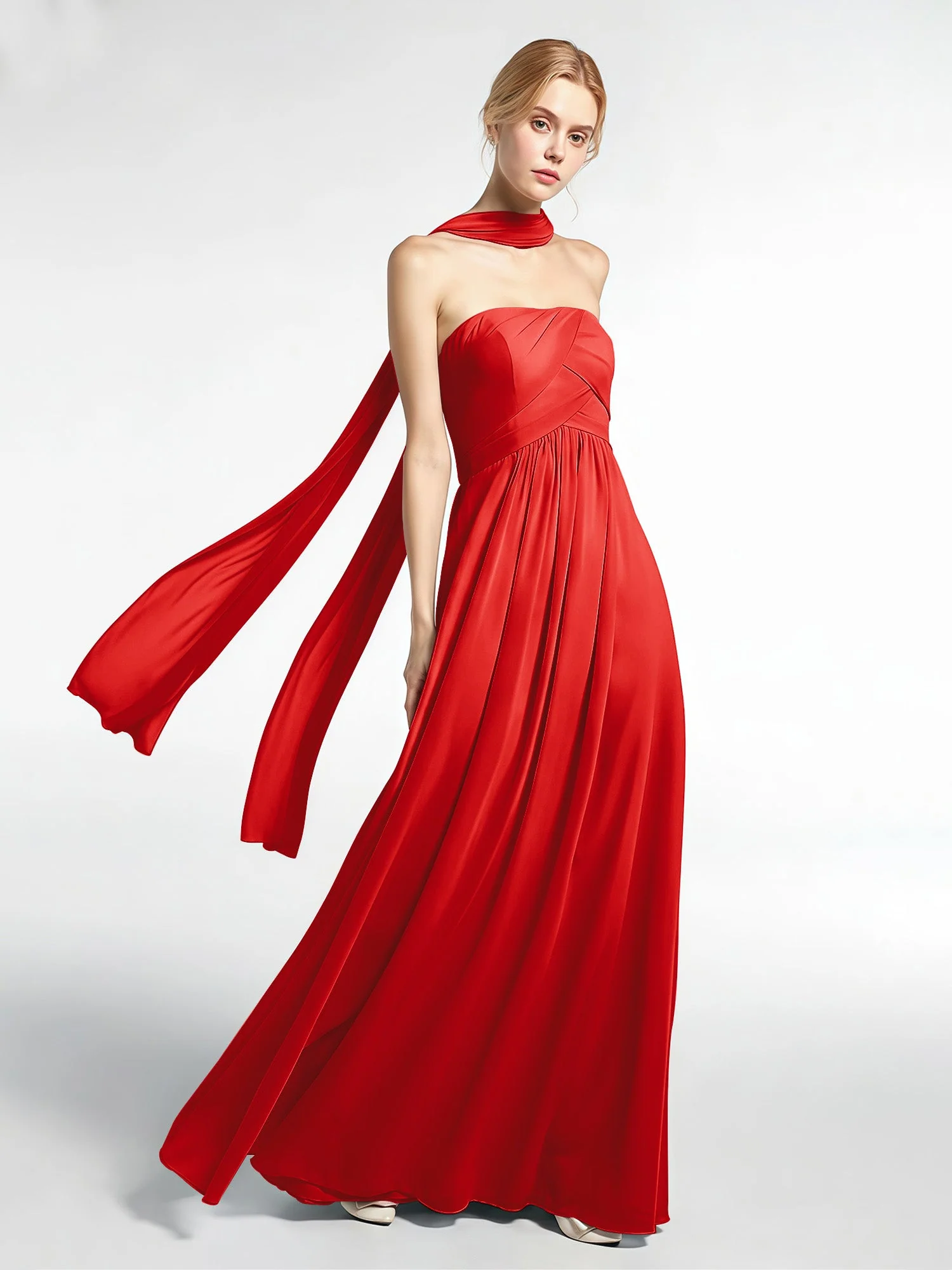 Babaroni Chiffon-Schal mit Seiden-Haptik - Image 109