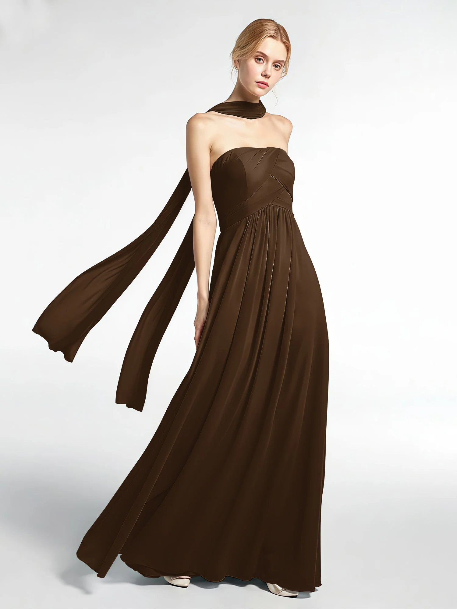 Babaroni Chiffon-Schal mit Seiden-Haptik - Image 11