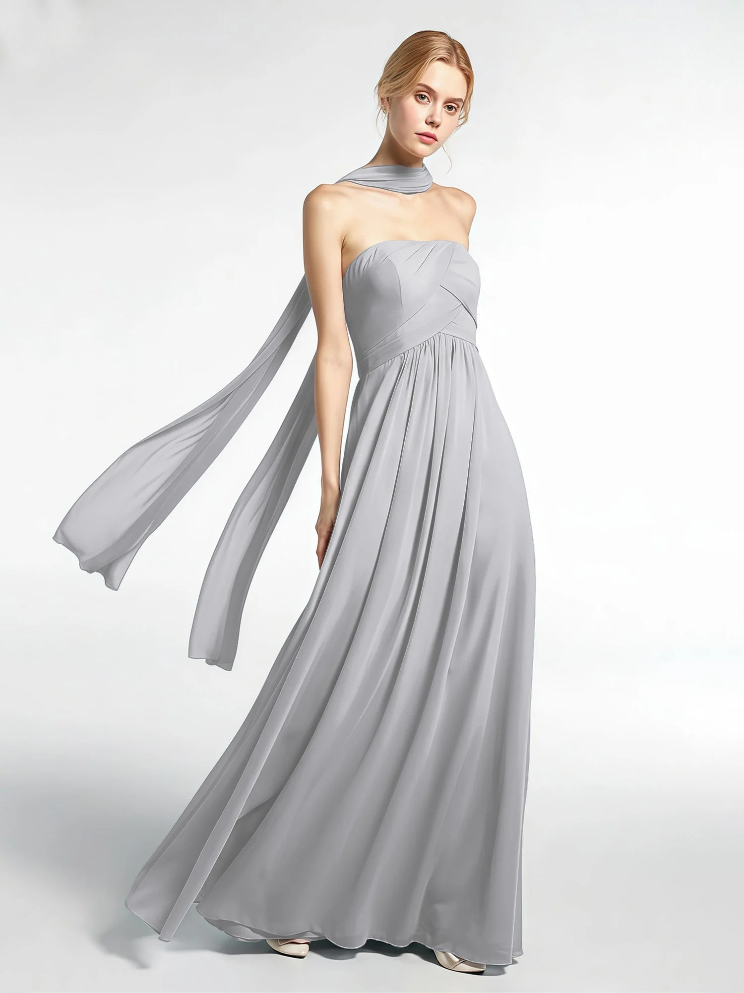 Babaroni Chiffon-Schal mit Seiden-Haptik - Image 119