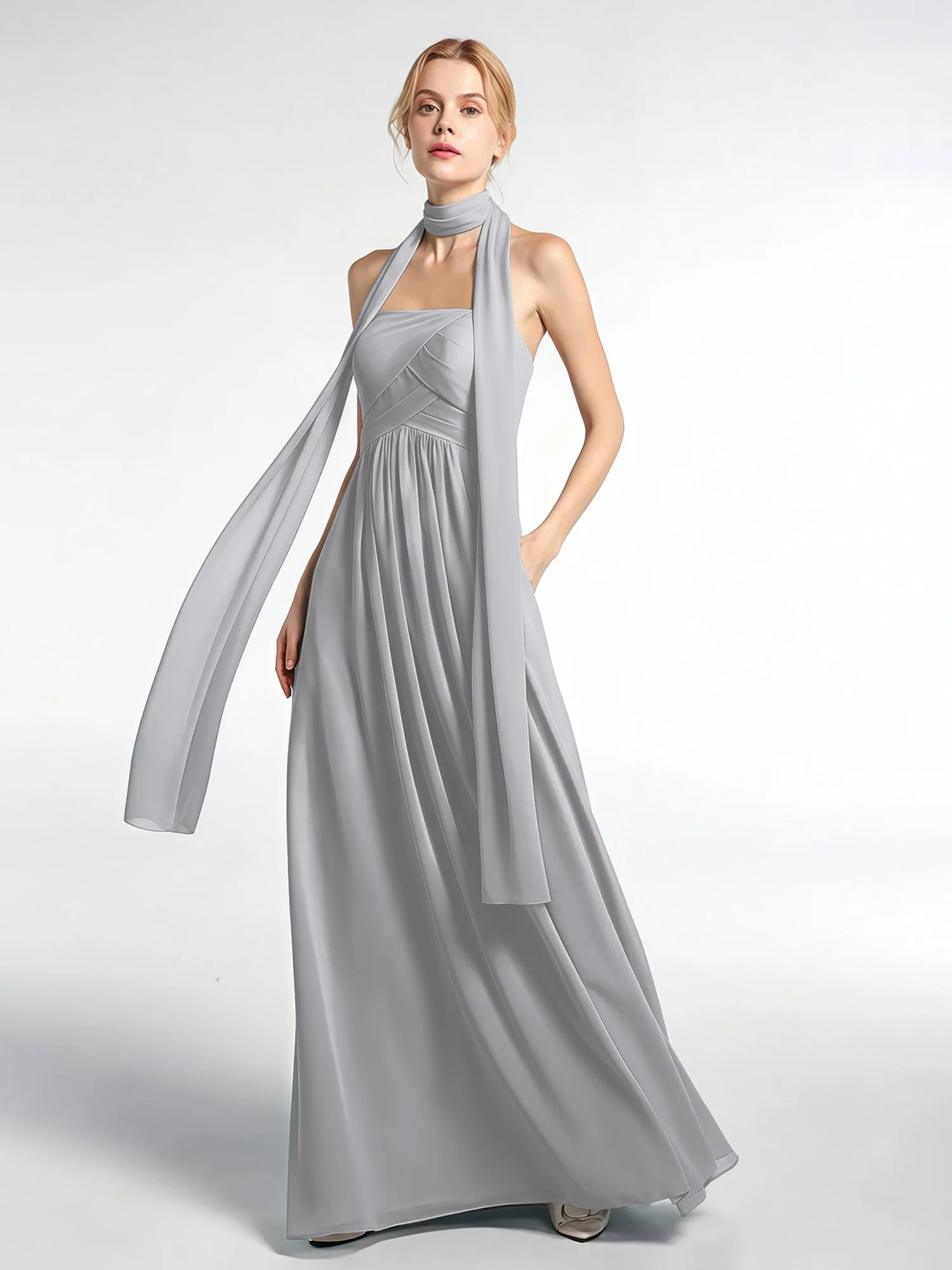 Babaroni Chiffon-Schal mit Seiden-Haptik - Image 120