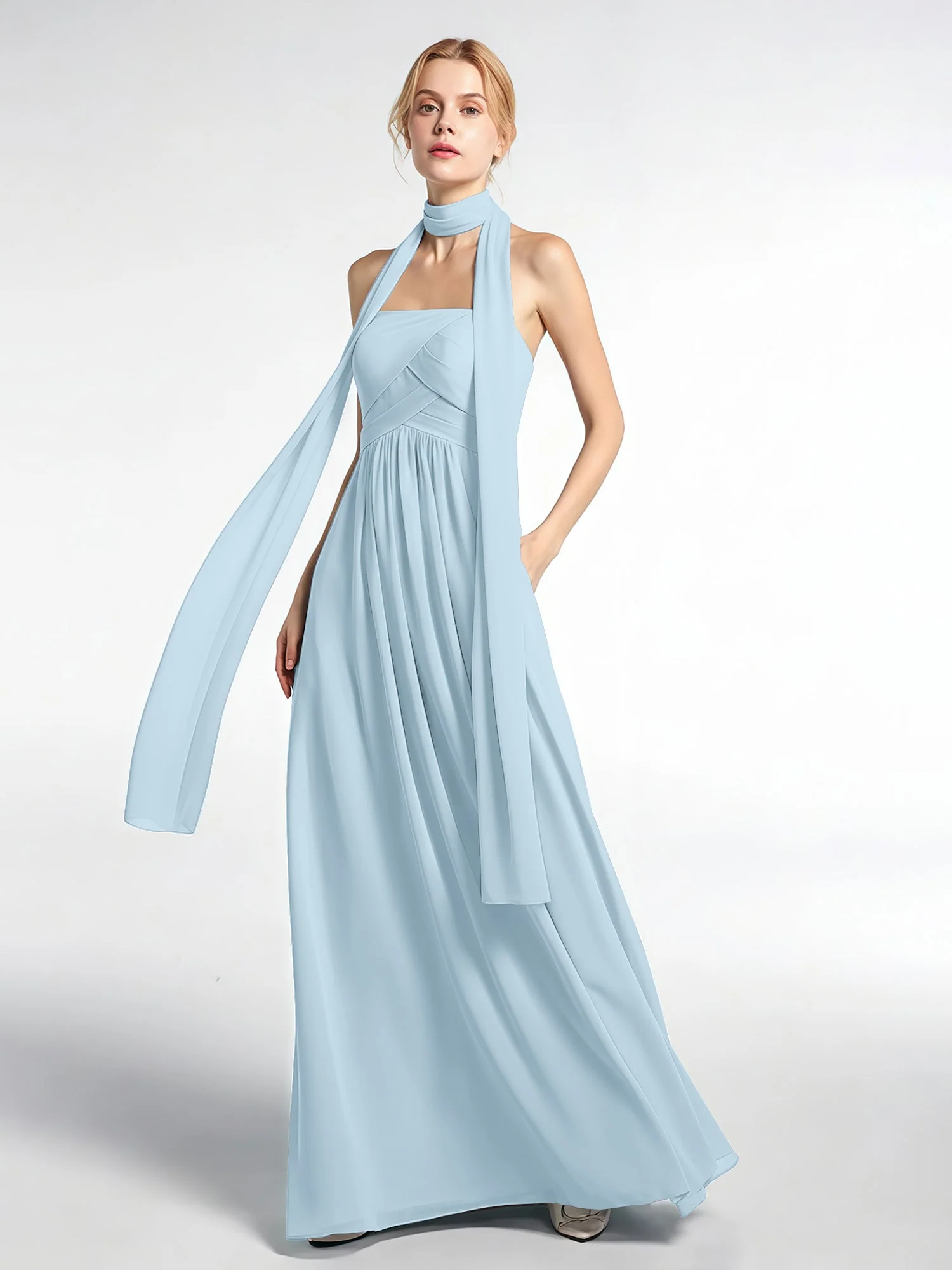 Babaroni Chiffon-Schal mit Seiden-Haptik - Image 122