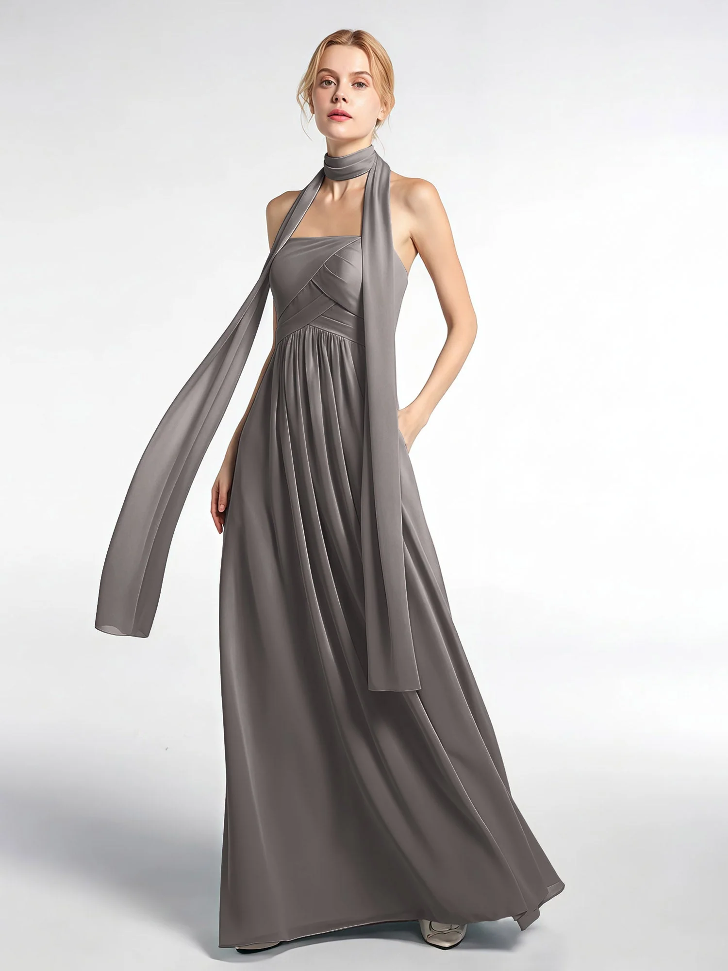 Babaroni Chiffon-Schal mit Seiden-Haptik - Image 128
