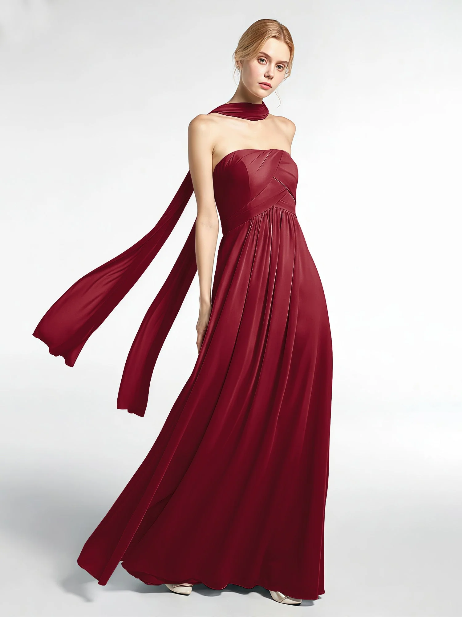 Babaroni Chiffon-Schal mit Seiden-Haptik - Image 13