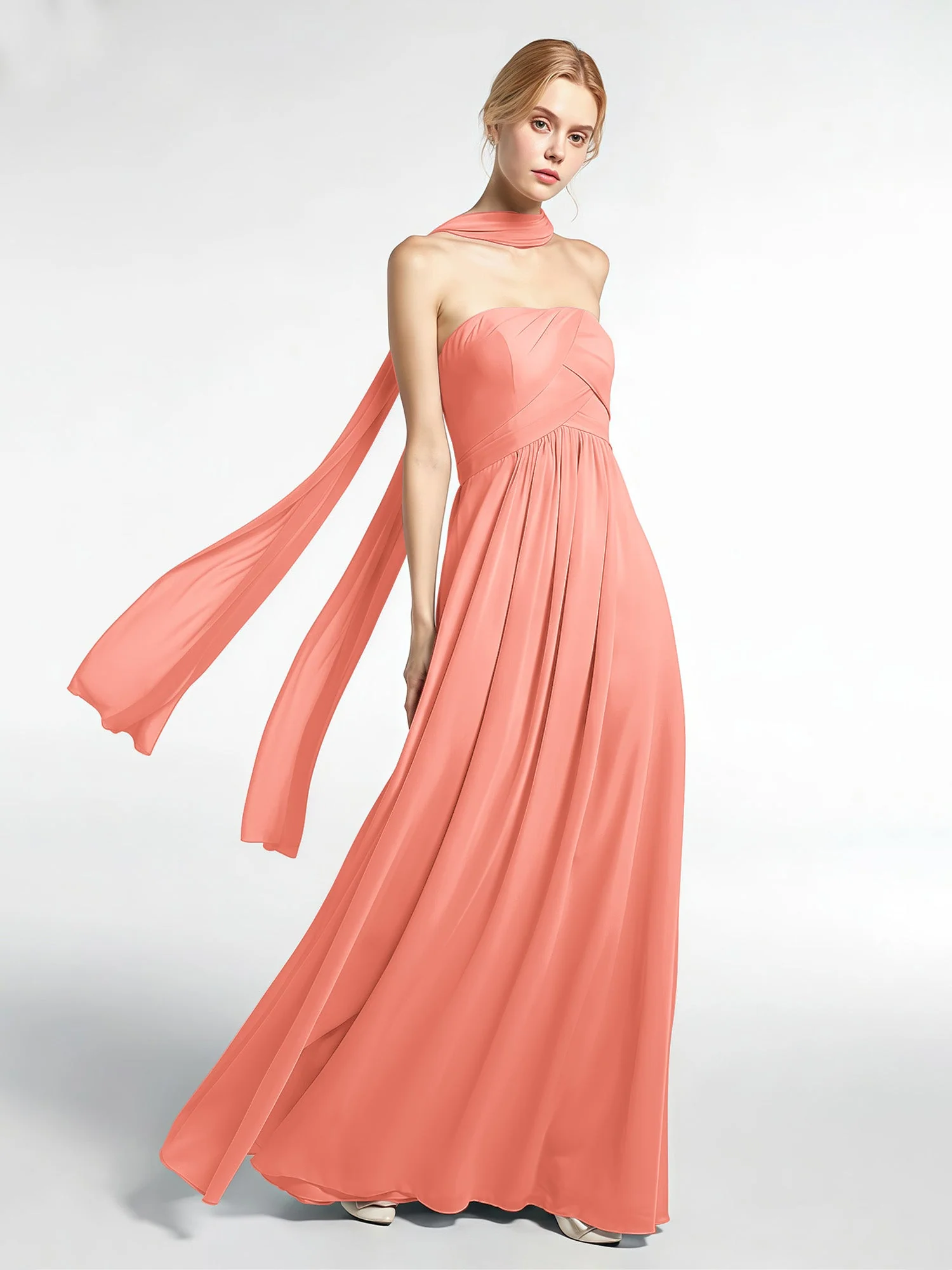 Babaroni Chiffon-Schal mit Seiden-Haptik - Image 131