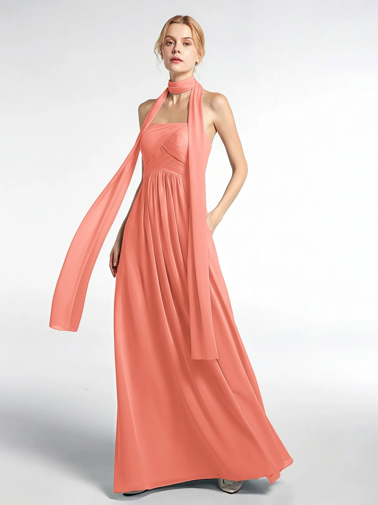 Babaroni Chiffon-Schal mit Seiden-Haptik - Image 132
