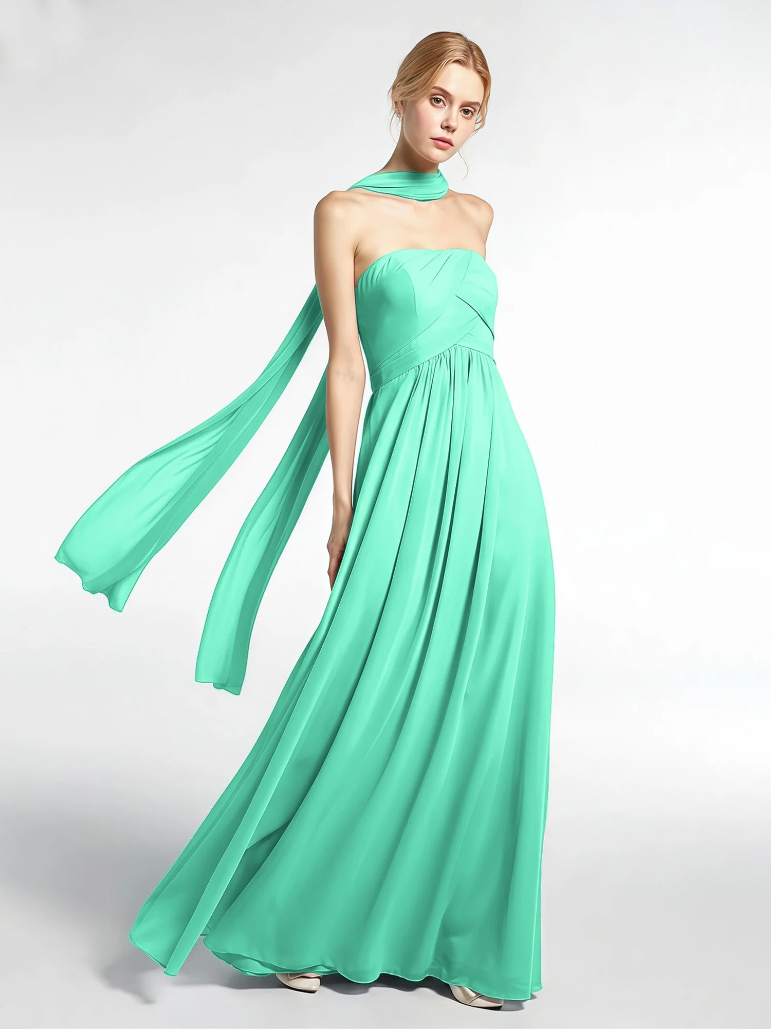 Babaroni Chiffon-Schal mit Seiden-Haptik - Image 141