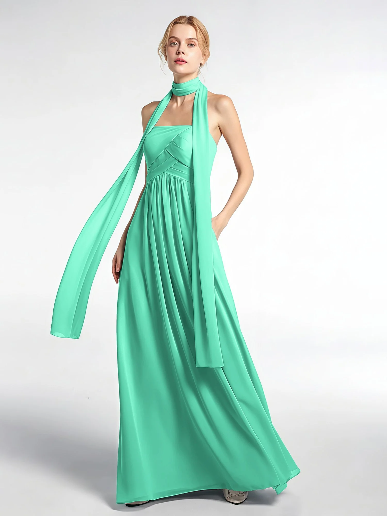 Babaroni Chiffon-Schal mit Seiden-Haptik - Image 142