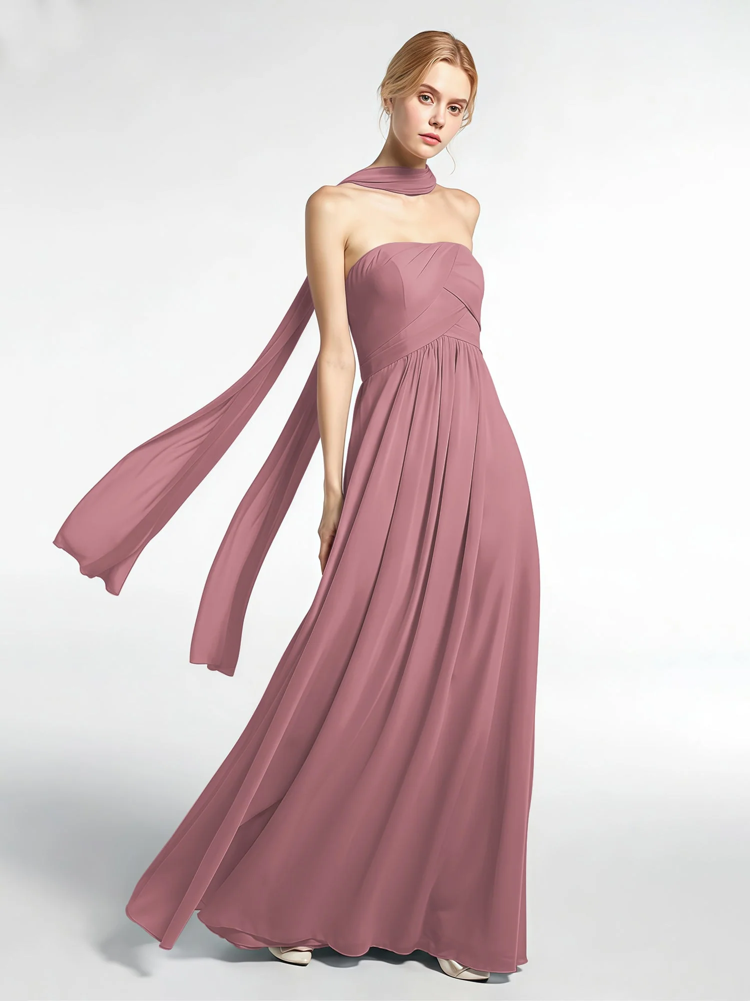 Babaroni Chiffon-Schal mit Seiden-Haptik - Image 143