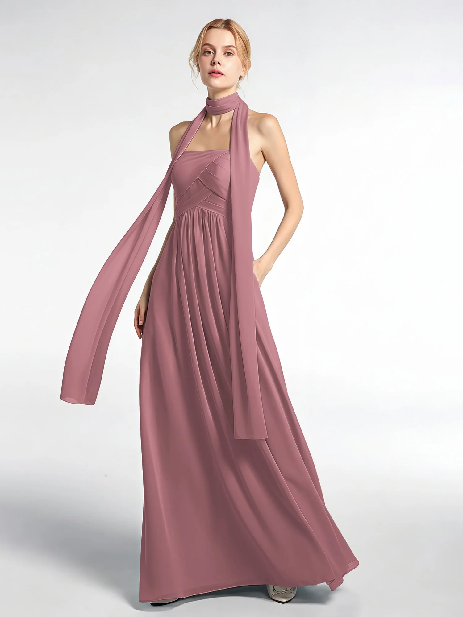 Babaroni Chiffon-Schal mit Seiden-Haptik - Image 144