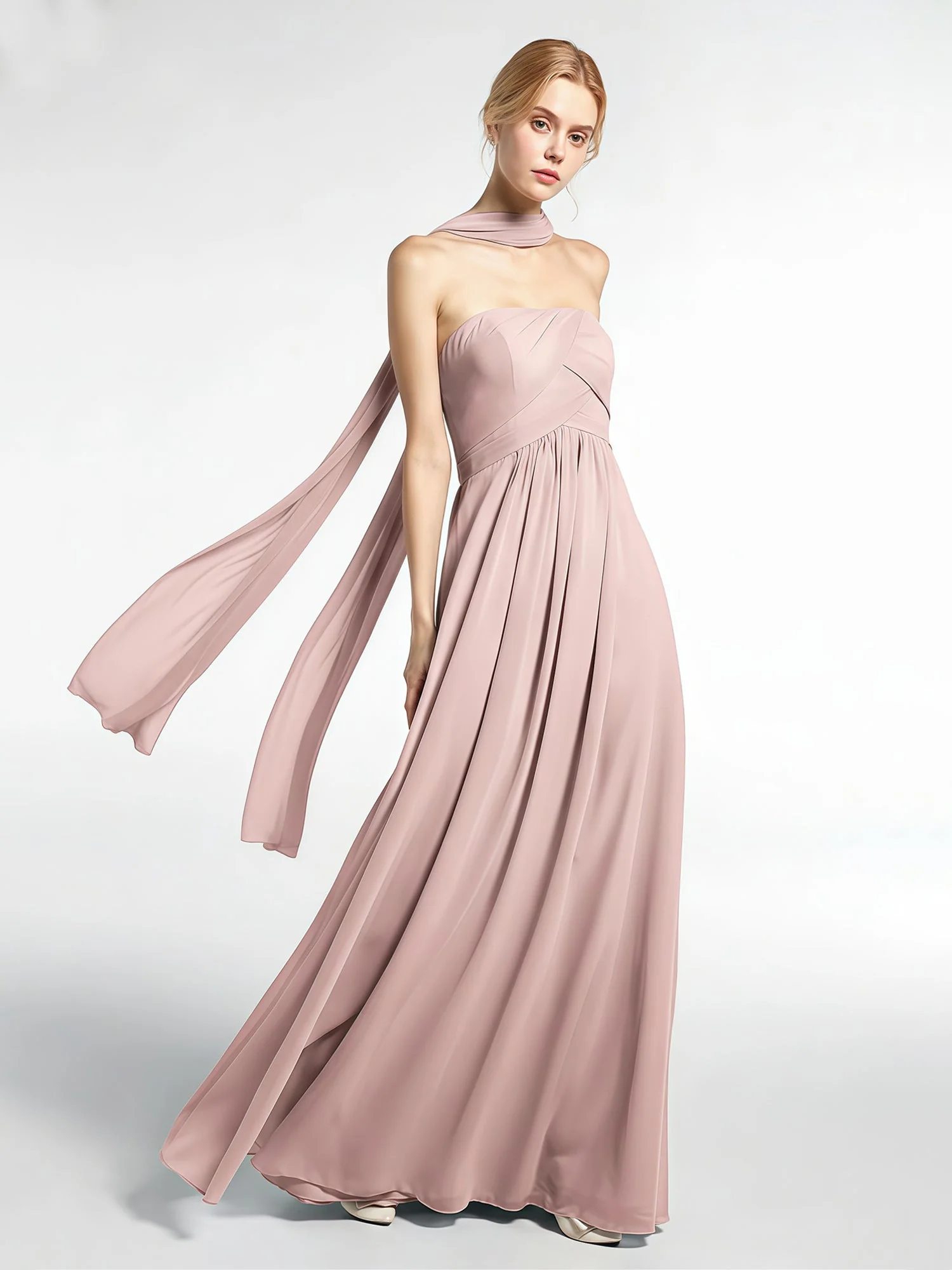 Babaroni Chiffon-Schal mit Seiden-Haptik - Image 145