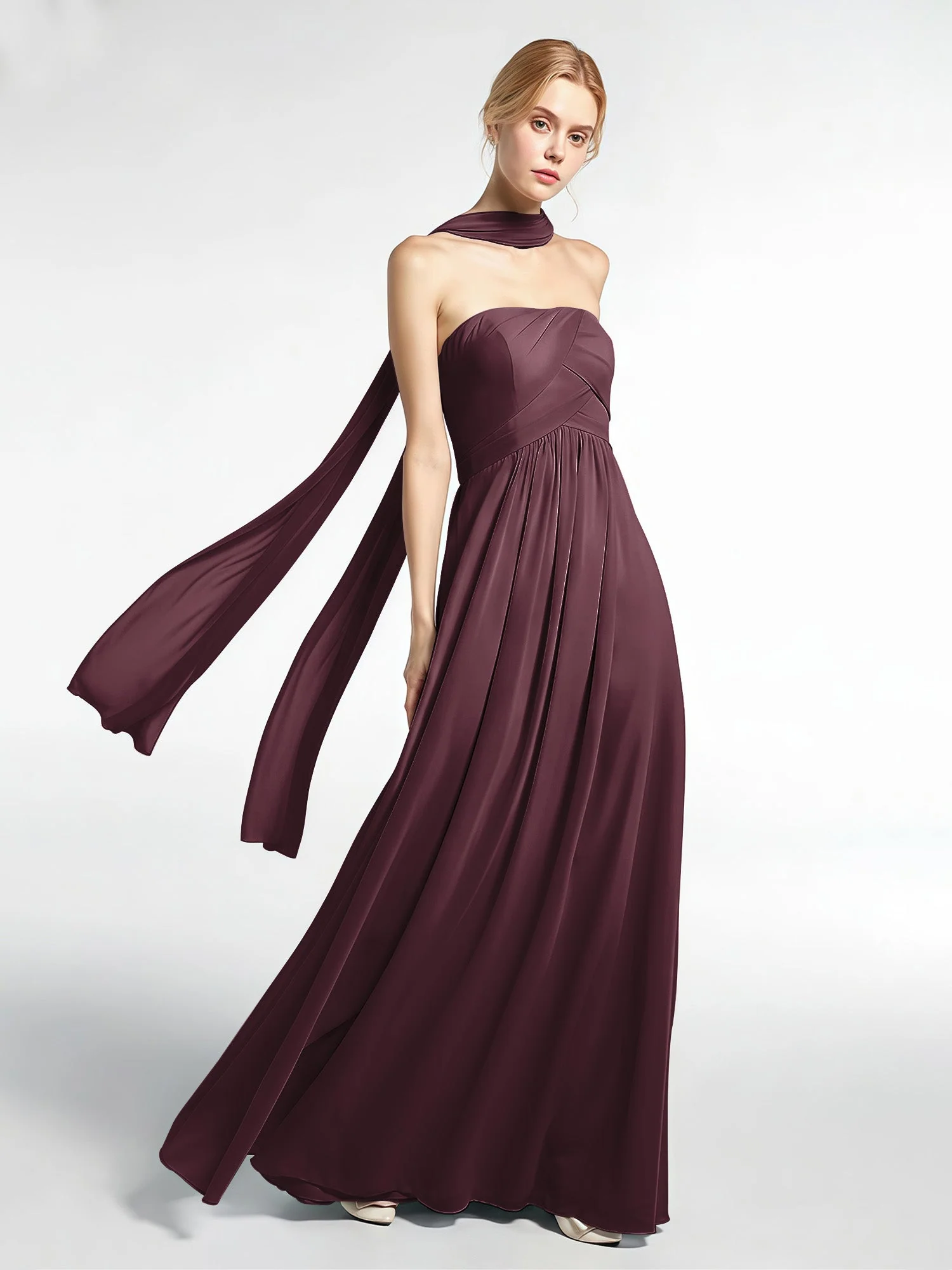 Babaroni Chiffon-Schal mit Seiden-Haptik - Image 15