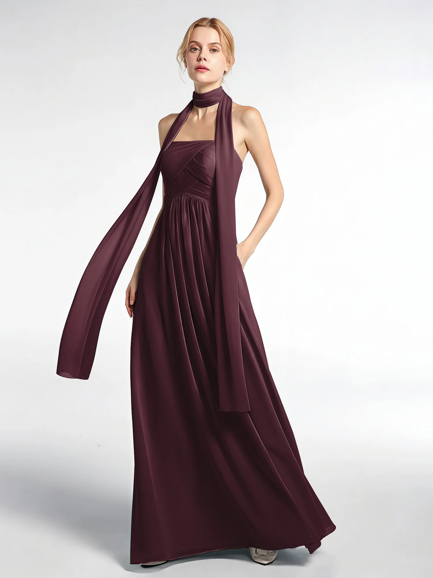 Babaroni Chiffon-Schal mit Seiden-Haptik - Image 16