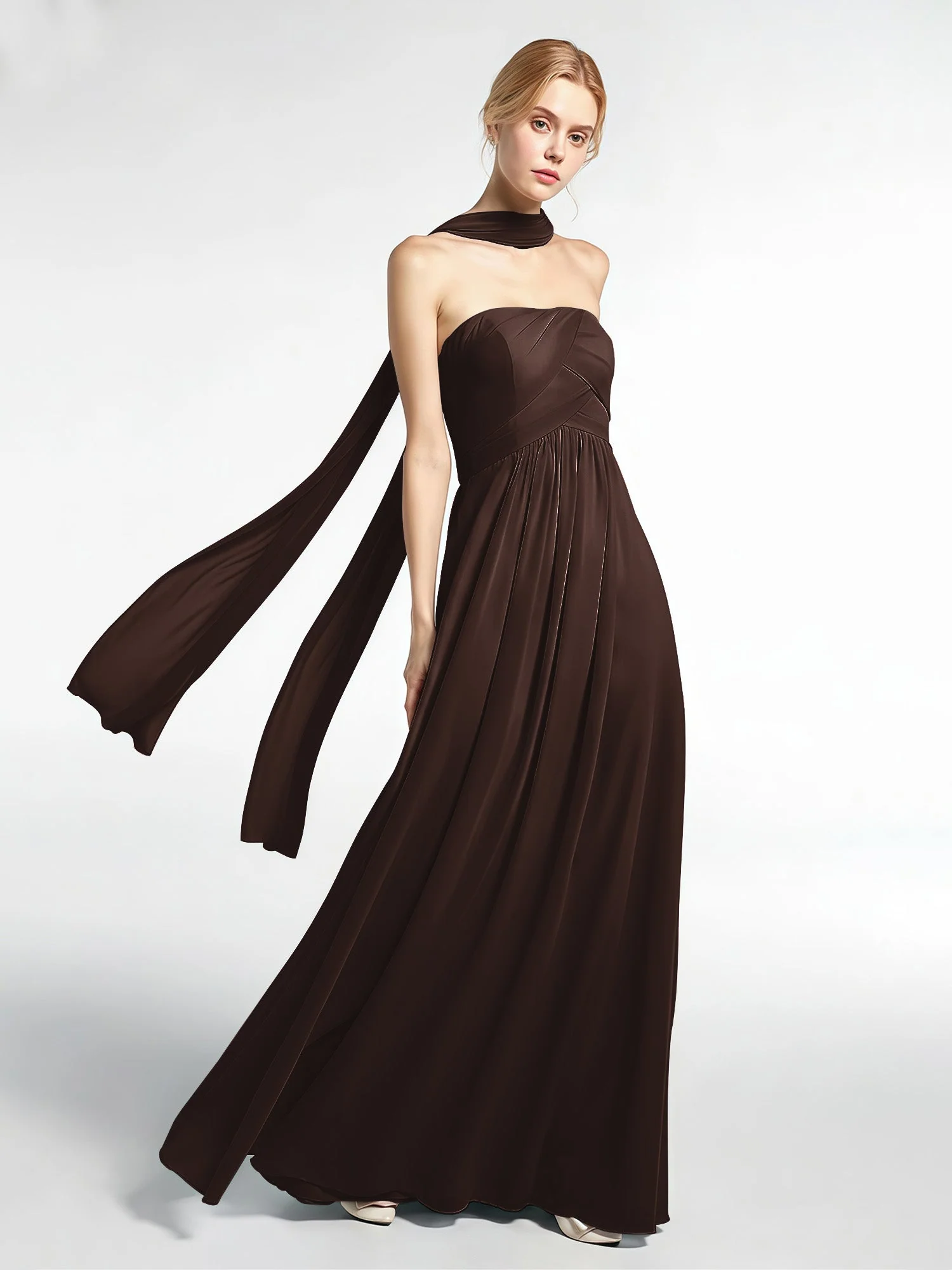 Babaroni Chiffon-Schal mit Seiden-Haptik - Image 21