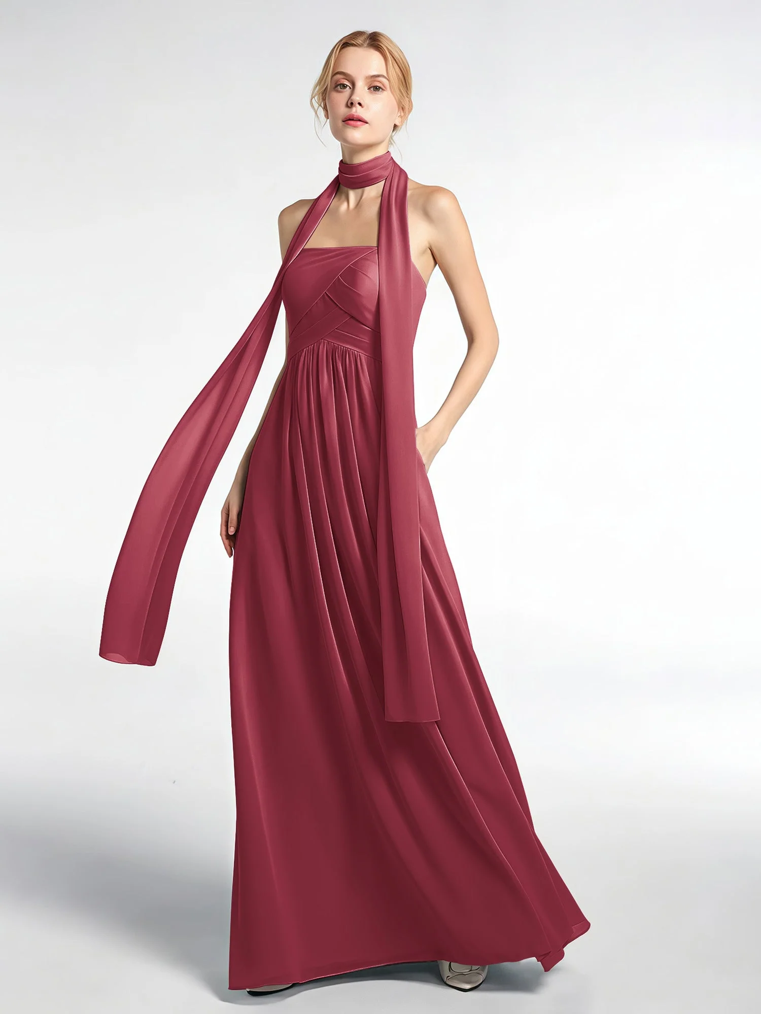 Babaroni Chiffon-Schal mit Seiden-Haptik - Image 24