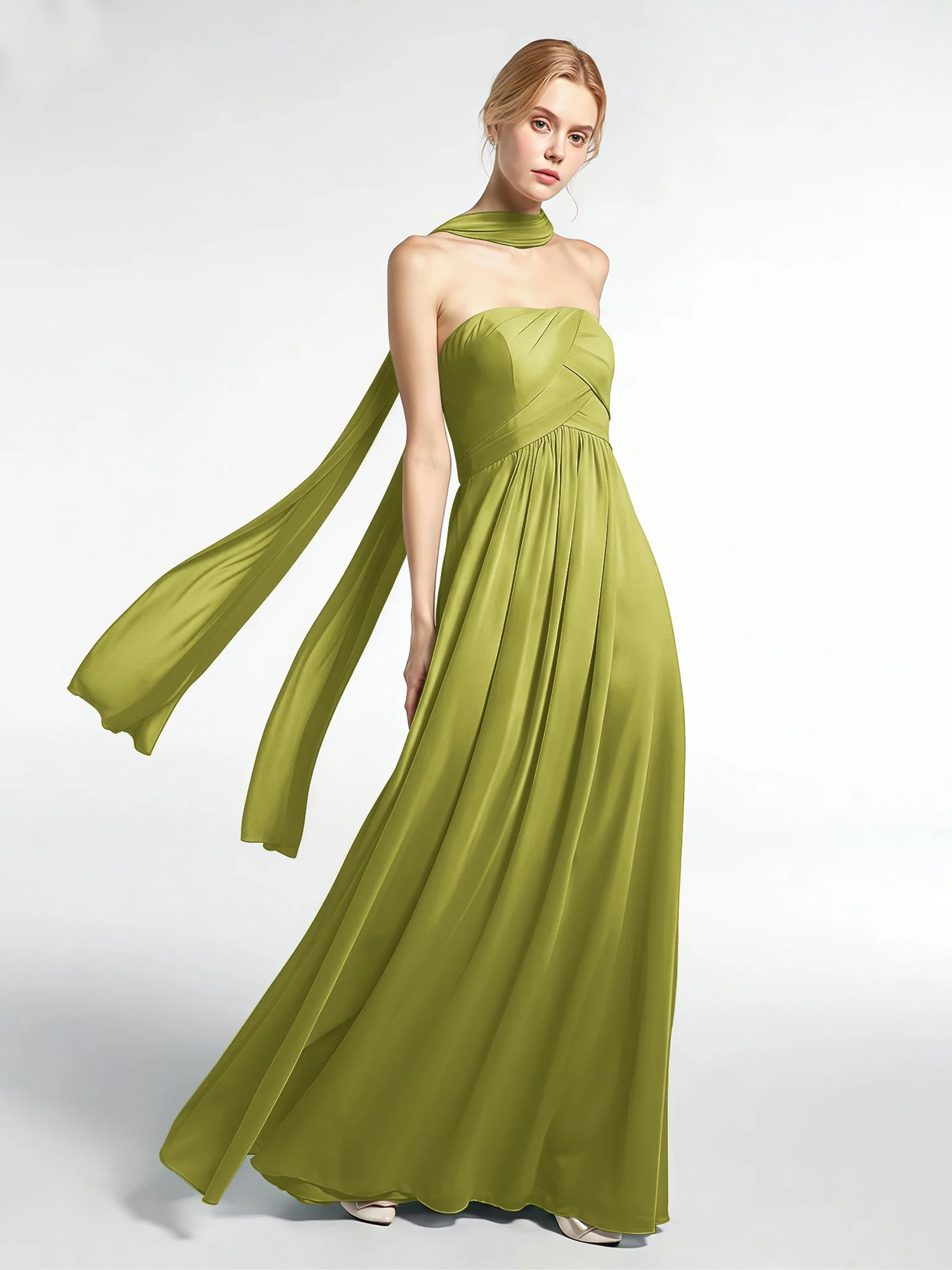 Babaroni Chiffon-Schal mit Seiden-Haptik - Image 25