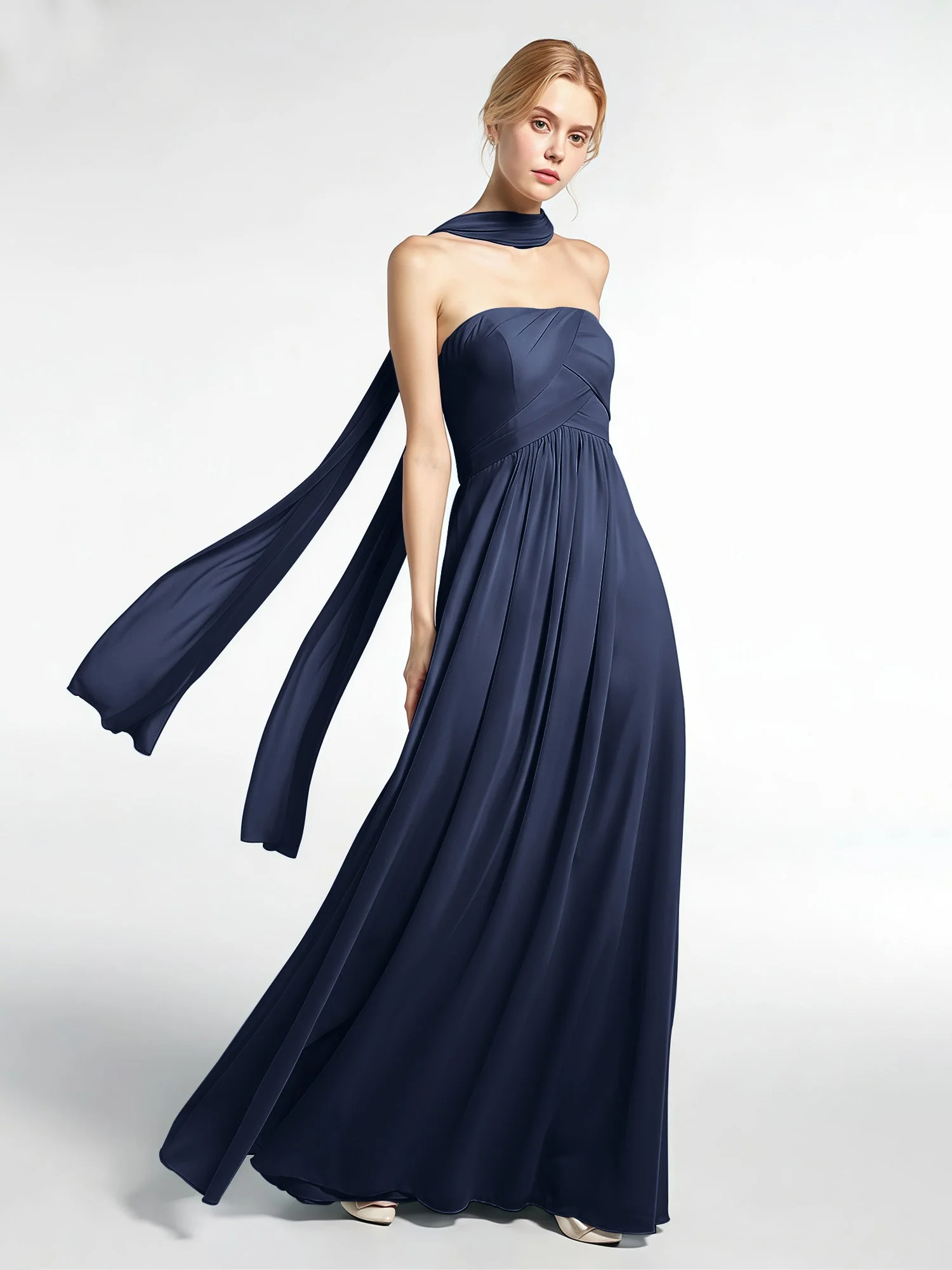 Babaroni Chiffon-Schal mit Seiden-Haptik - Image 33