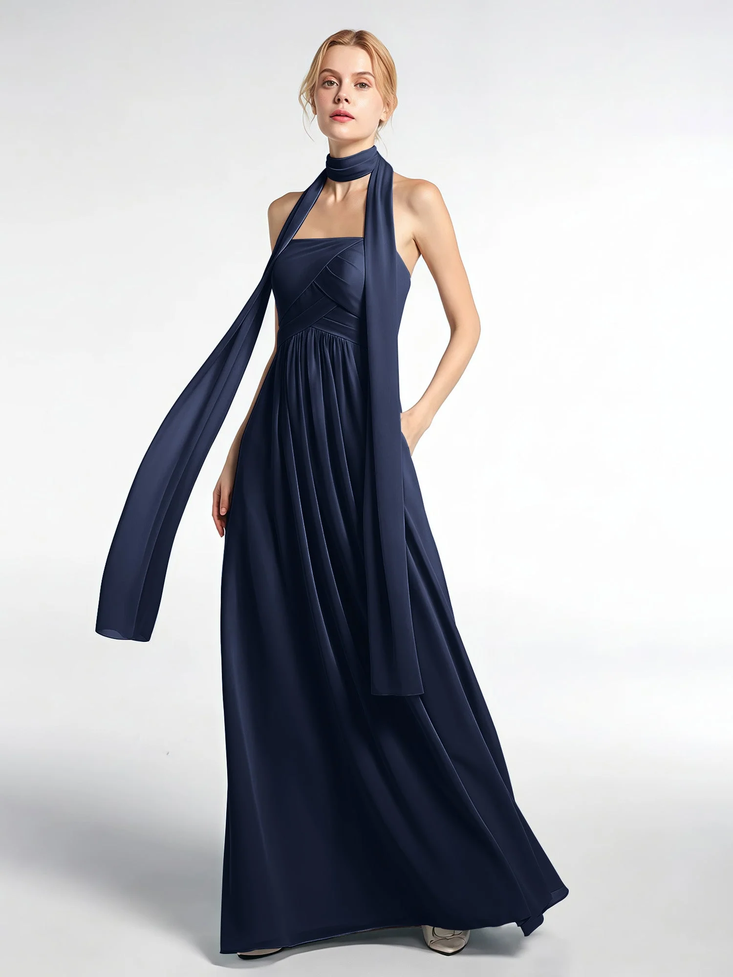 Babaroni Chiffon-Schal mit Seiden-Haptik - Image 34