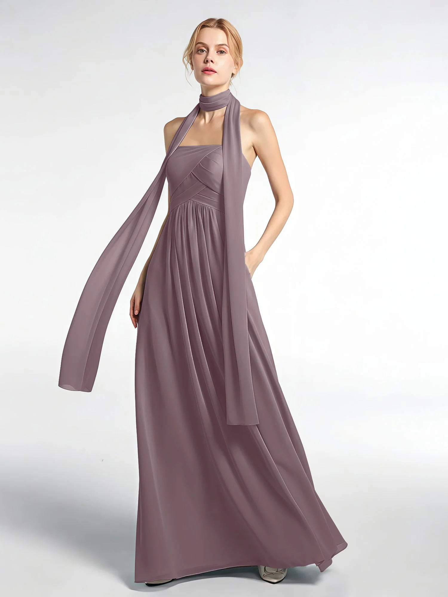 Babaroni Chiffon-Schal mit Seiden-Haptik - Image 36