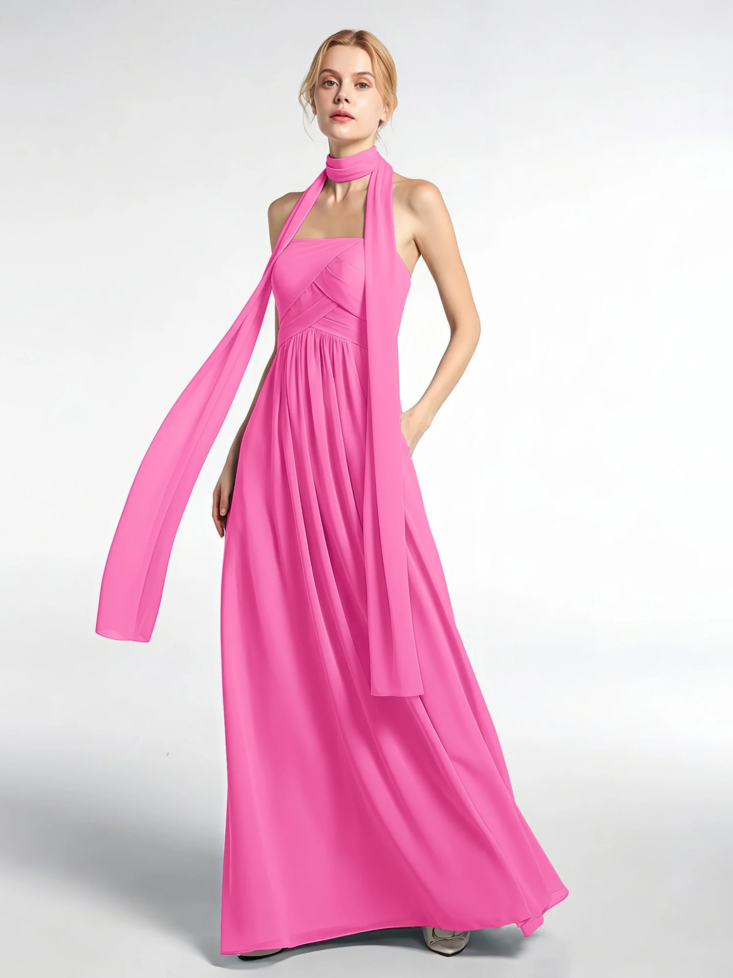 Babaroni Chiffon-Schal mit Seiden-Haptik - Image 4