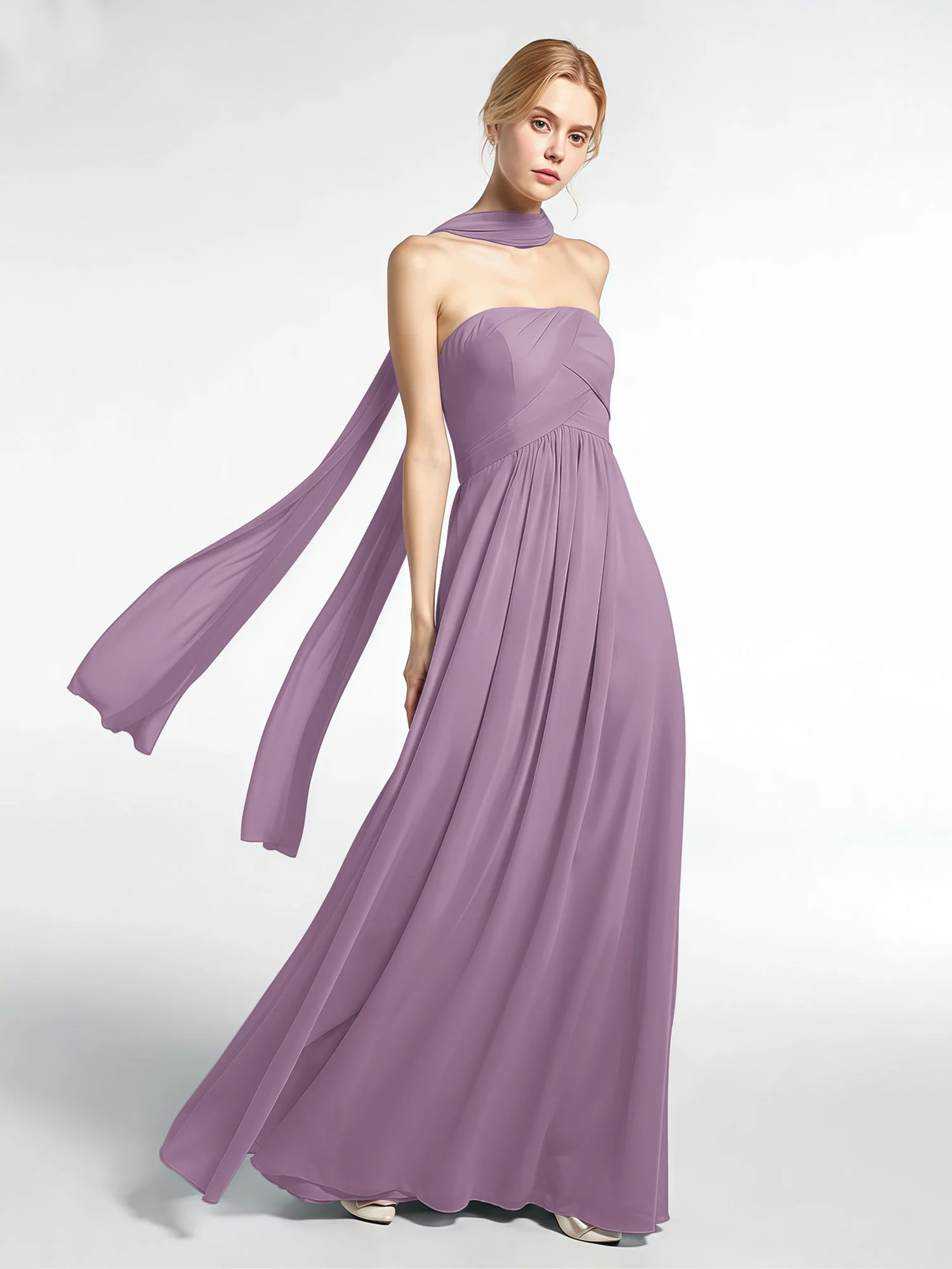 Babaroni Chiffon-Schal mit Seiden-Haptik - Image 43