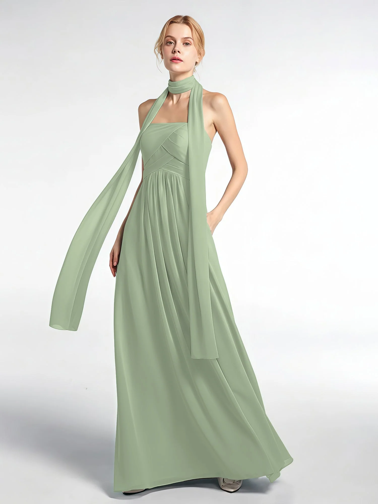 Babaroni Chiffon-Schal mit Seiden-Haptik - Image 46