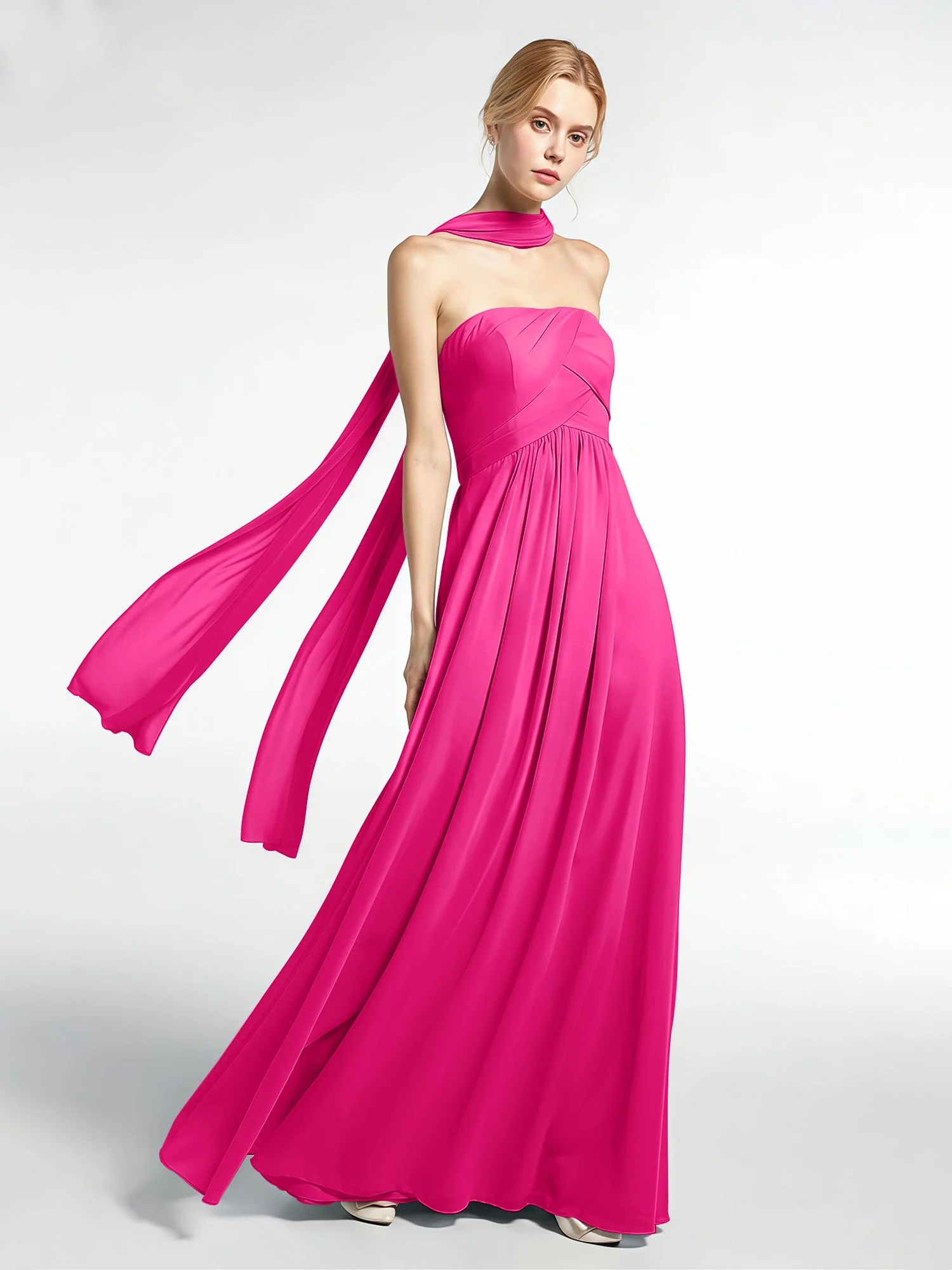 Babaroni Chiffon-Schal mit Seiden-Haptik - Image 53