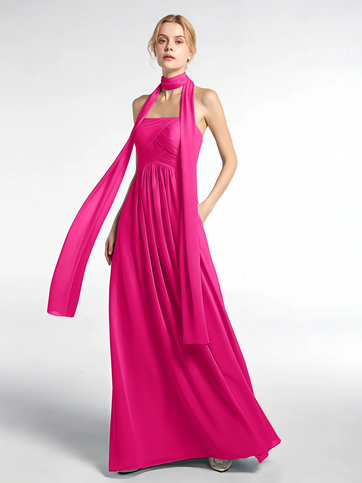 Babaroni Chiffon-Schal mit Seiden-Haptik - Image 54