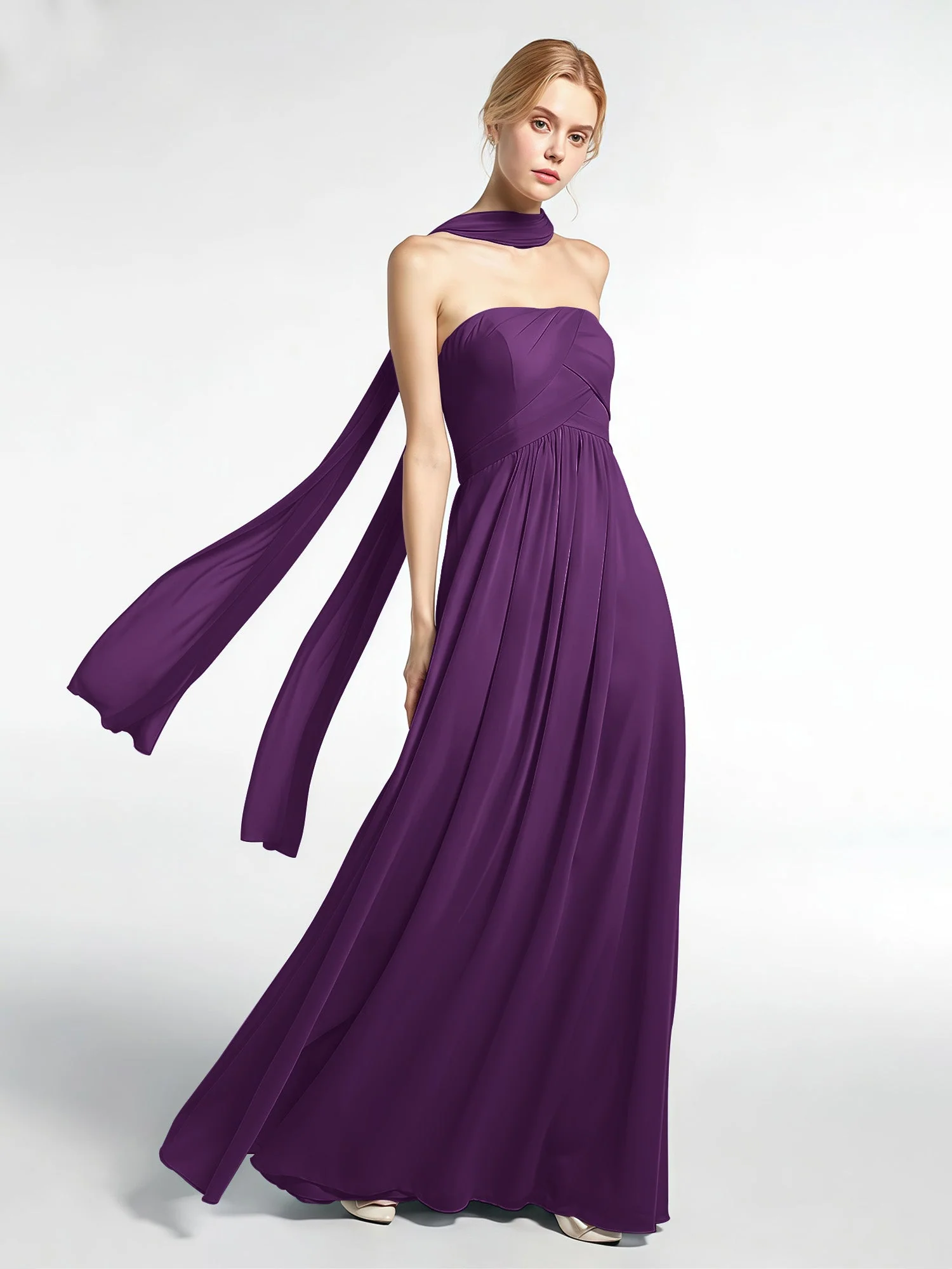 Babaroni Chiffon-Schal mit Seiden-Haptik - Image 57