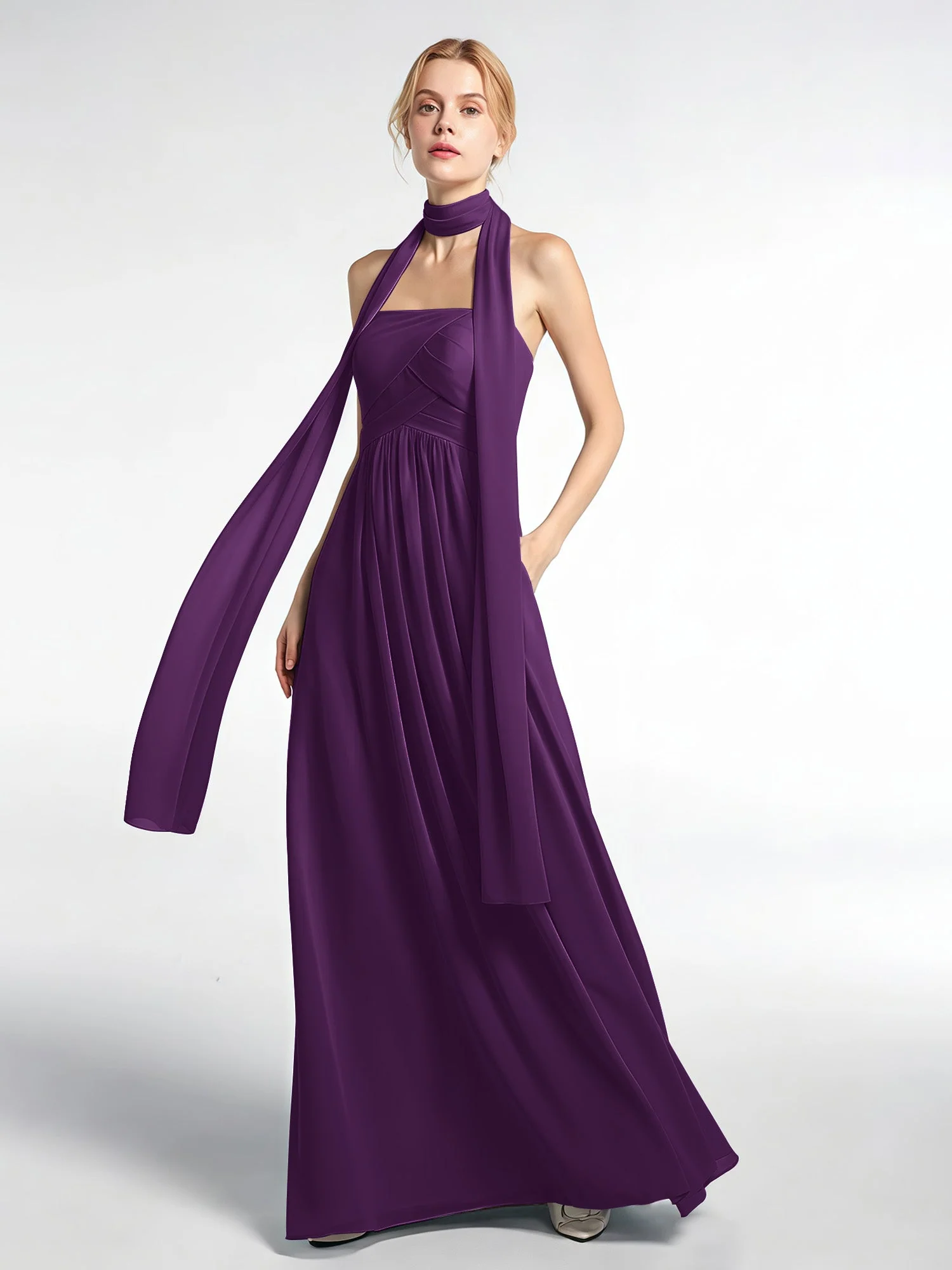 Babaroni Chiffon-Schal mit Seiden-Haptik - Image 58