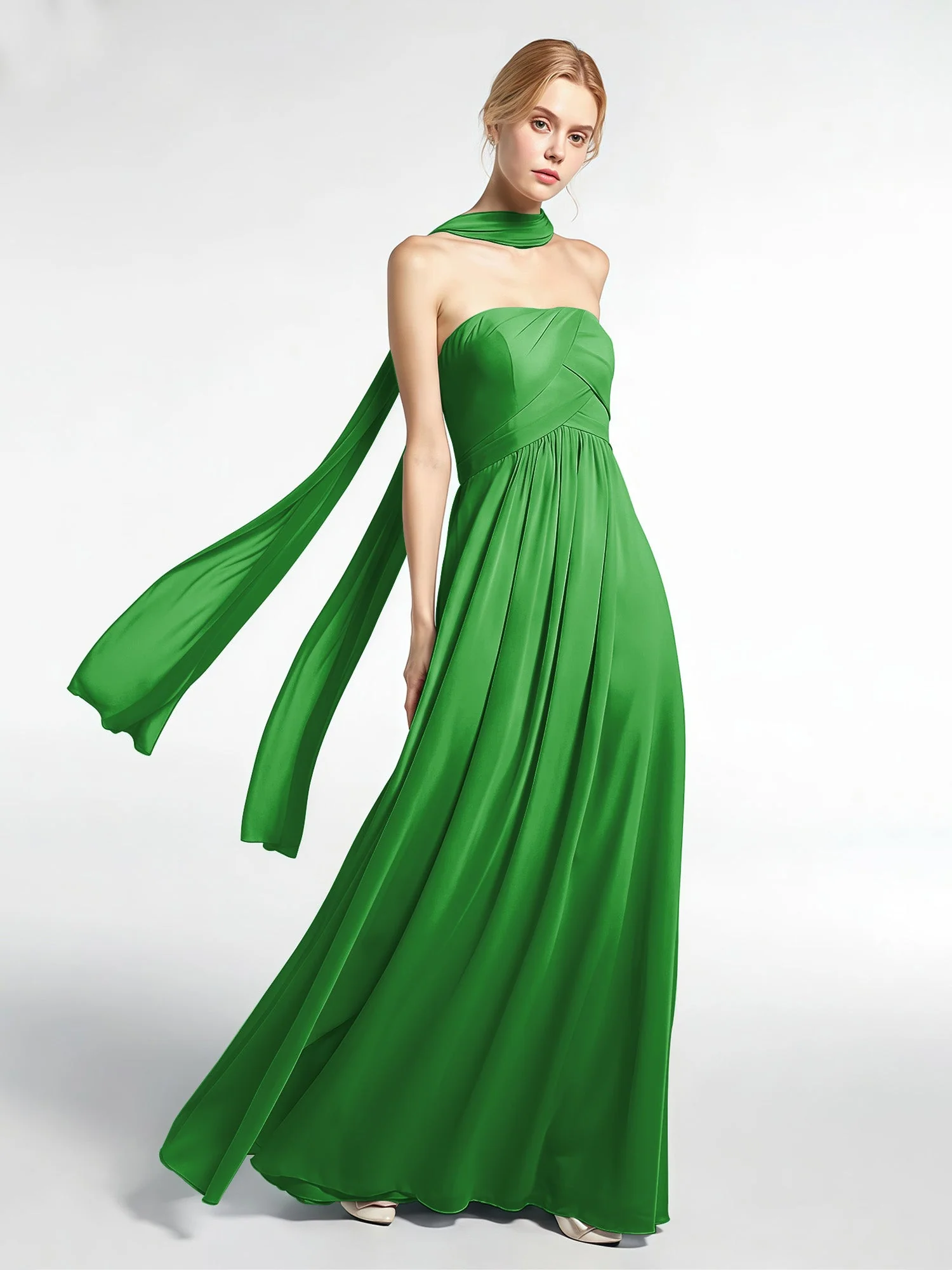 Babaroni Chiffon-Schal mit Seiden-Haptik - Image 59